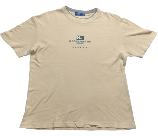 Hiroko Koshino Homme Hiroko Koshino Homme Tee Spell Out Logo Size M / US 6-8 / IT 42-44 - 1 Thumbnail