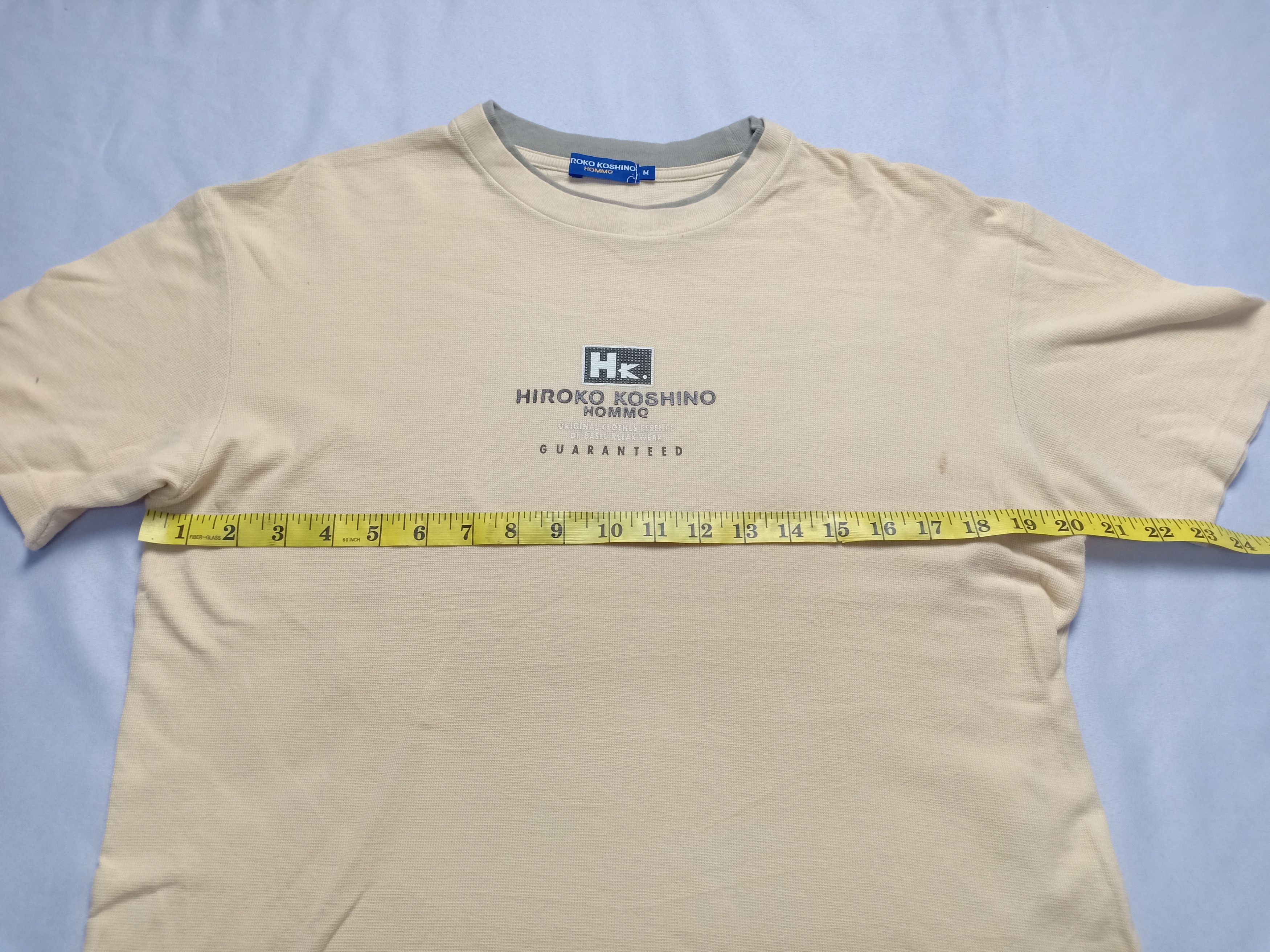 Hiroko Koshino Homme Hiroko Koshino Homme Tee Spell Out Logo Size M / US 6-8 / IT 42-44 - 5 Thumbnail