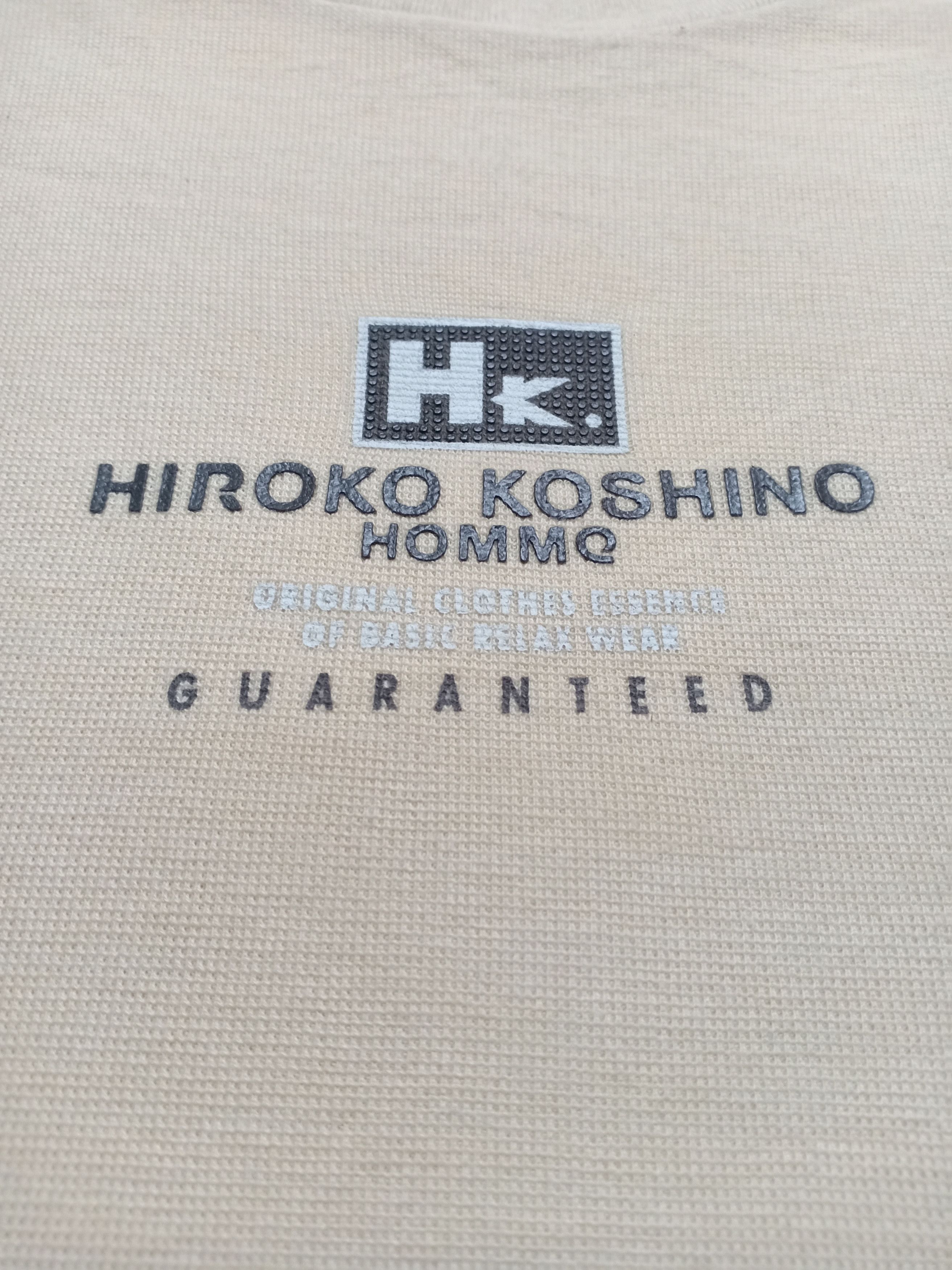 Hiroko Koshino Homme Hiroko Koshino Homme Tee Spell Out Logo Size M / US 6-8 / IT 42-44 - 2 Thumbnail