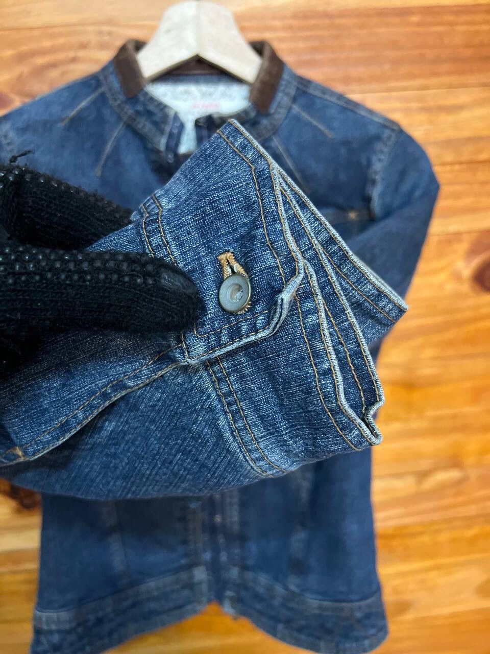 Other JE JUDITH WOMEN DENIM JACKET MADE IN JAPAN Size US XS / EU 42 / 0 - 5 Thumbnail