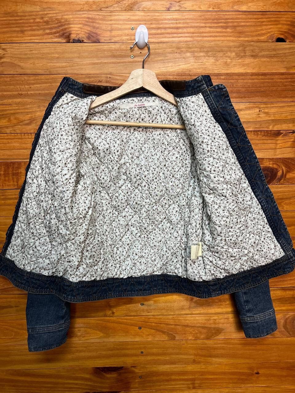 Other JE JUDITH WOMEN DENIM JACKET MADE IN JAPAN Size US XS / EU 42 / 0 - 8 Thumbnail
