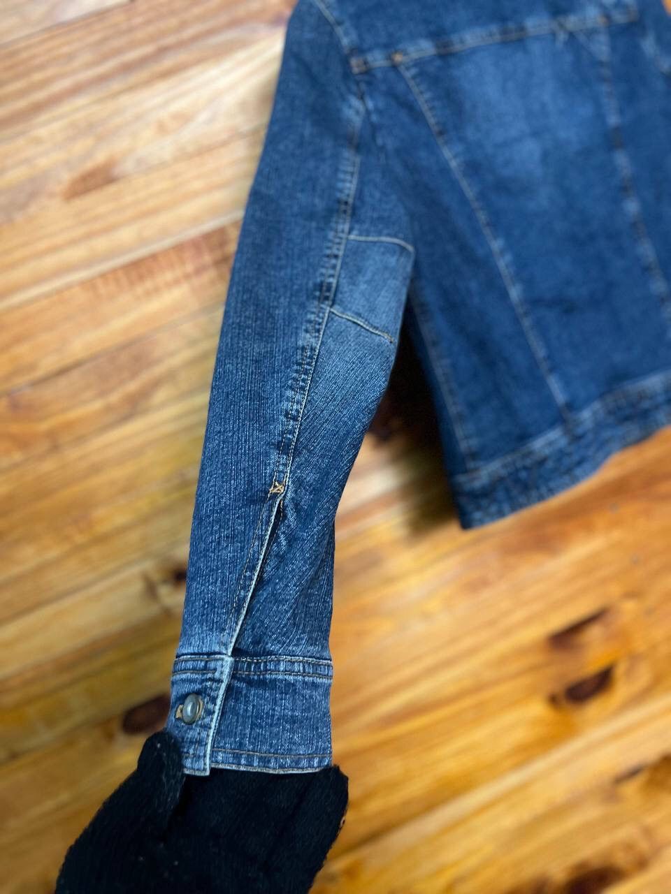 Other JE JUDITH WOMEN DENIM JACKET MADE IN JAPAN Size US XS / EU 42 / 0 - 7 Thumbnail