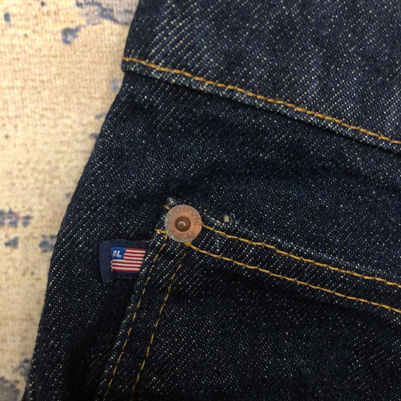 Polo Ralph Lauren P121 VTG POLO JEANS RALPH LAUREN BIG SIZE DENIM Size US 44 / EU 60 - 6 Thumbnail