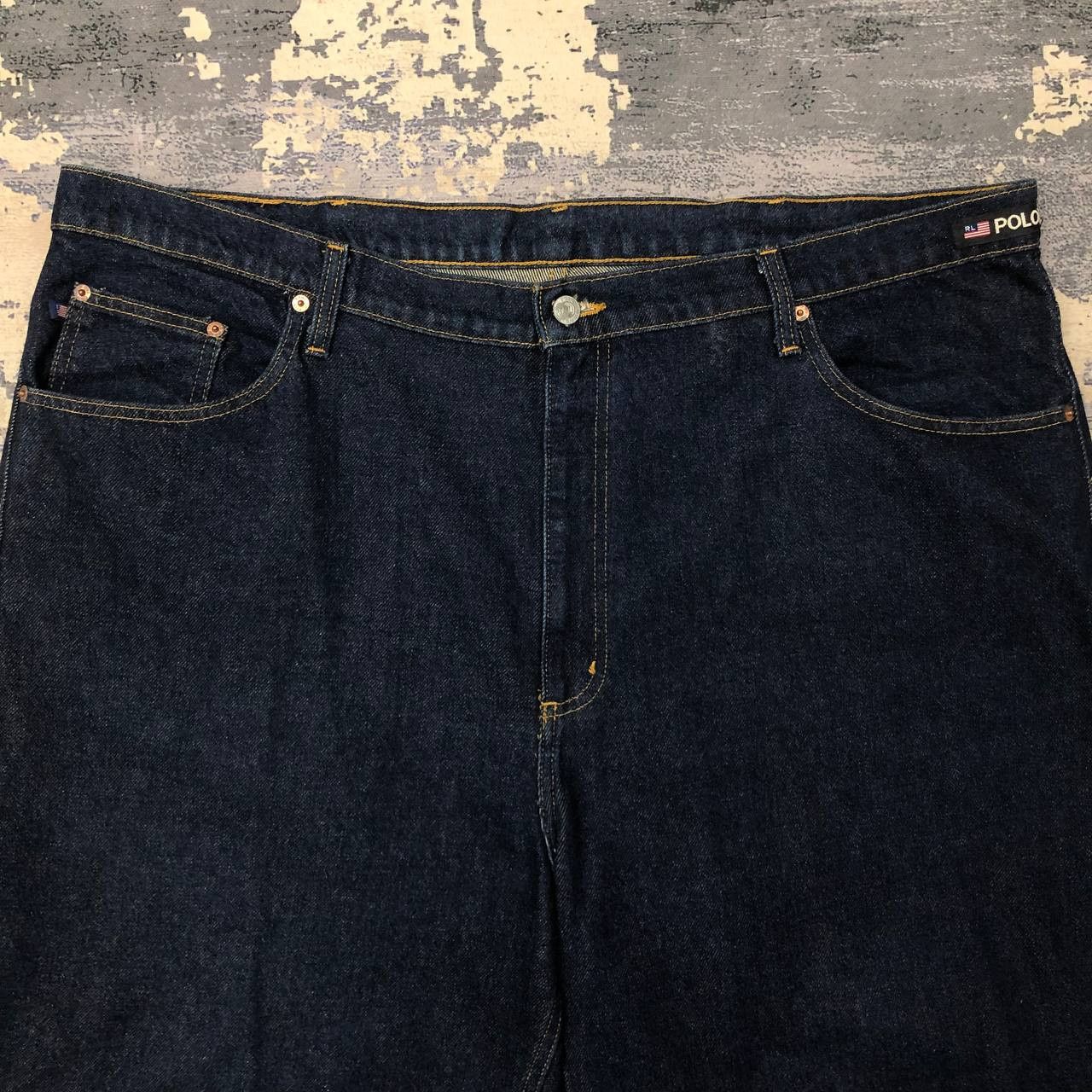 Polo Ralph Lauren P121 VTG POLO JEANS RALPH LAUREN BIG SIZE DENIM Size US 44 / EU 60 - 3 Thumbnail