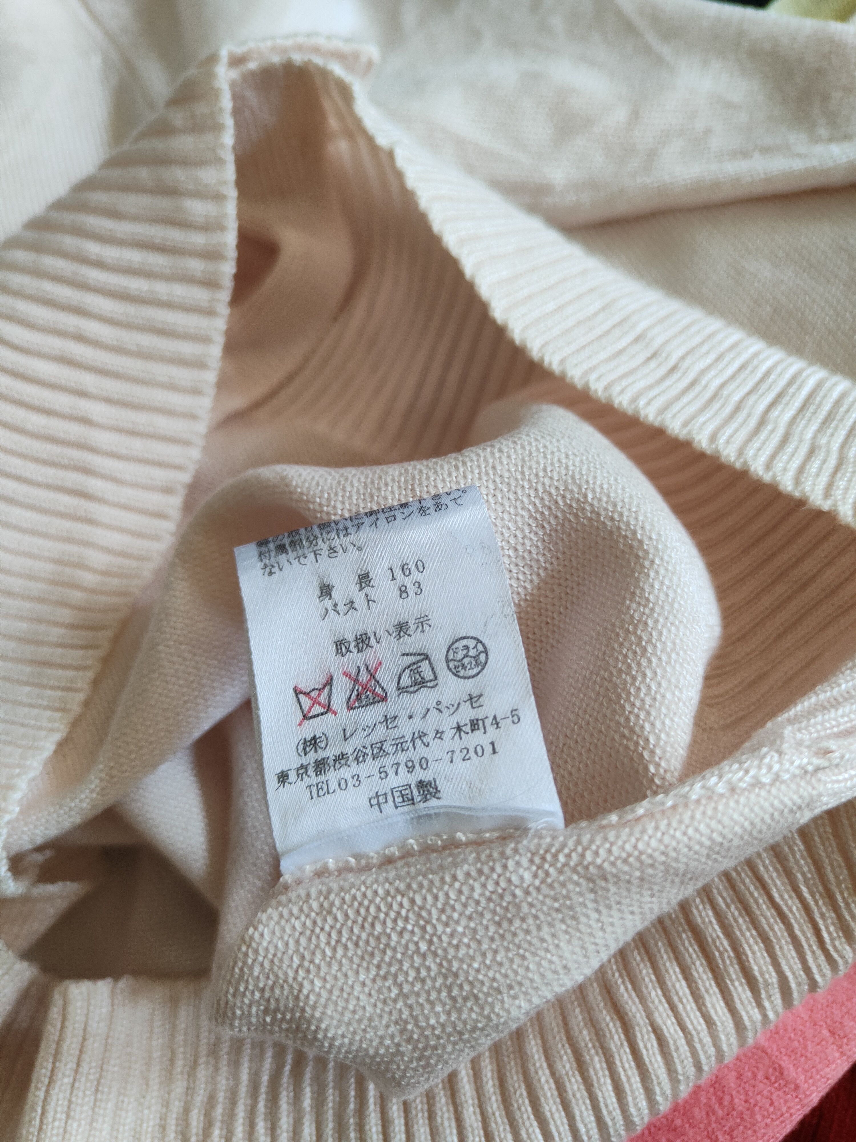 Japanese Brand Laissé Passé Soft Pink Cardigan #S894 Size S / US 4 / IT 40 - 10 Thumbnail