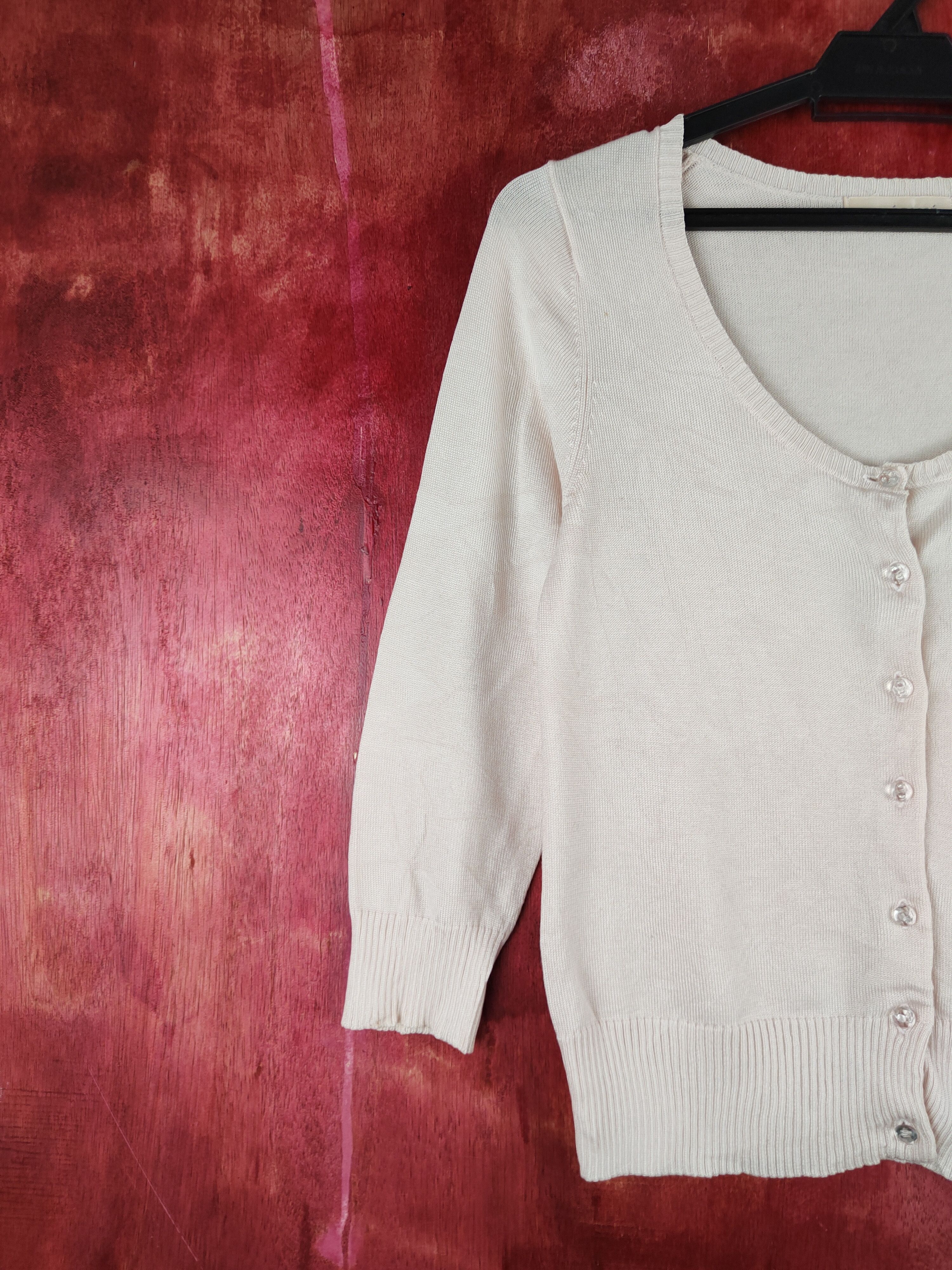 Japanese Brand Laissé Passé Soft Pink Cardigan #S894 Size S / US 4 / IT 40 - 3 Thumbnail