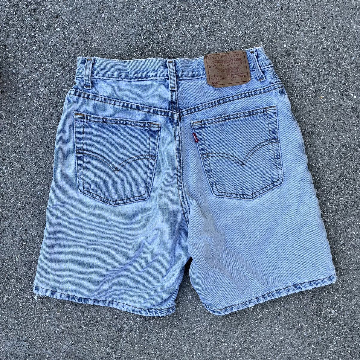 Levi's × Vintage Vintage Levi’s 550 Jean Shorts 2001 Jorts Relaxed Fit Denim Size US 28 / EU 44 - 2 Thumbnail