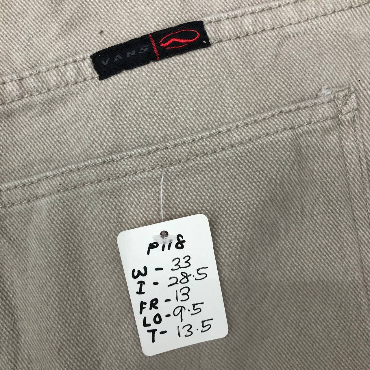 Vans P118 VTG 90s VANS SKATE BAGGY PANTs Size US 33 - 13 Thumbnail