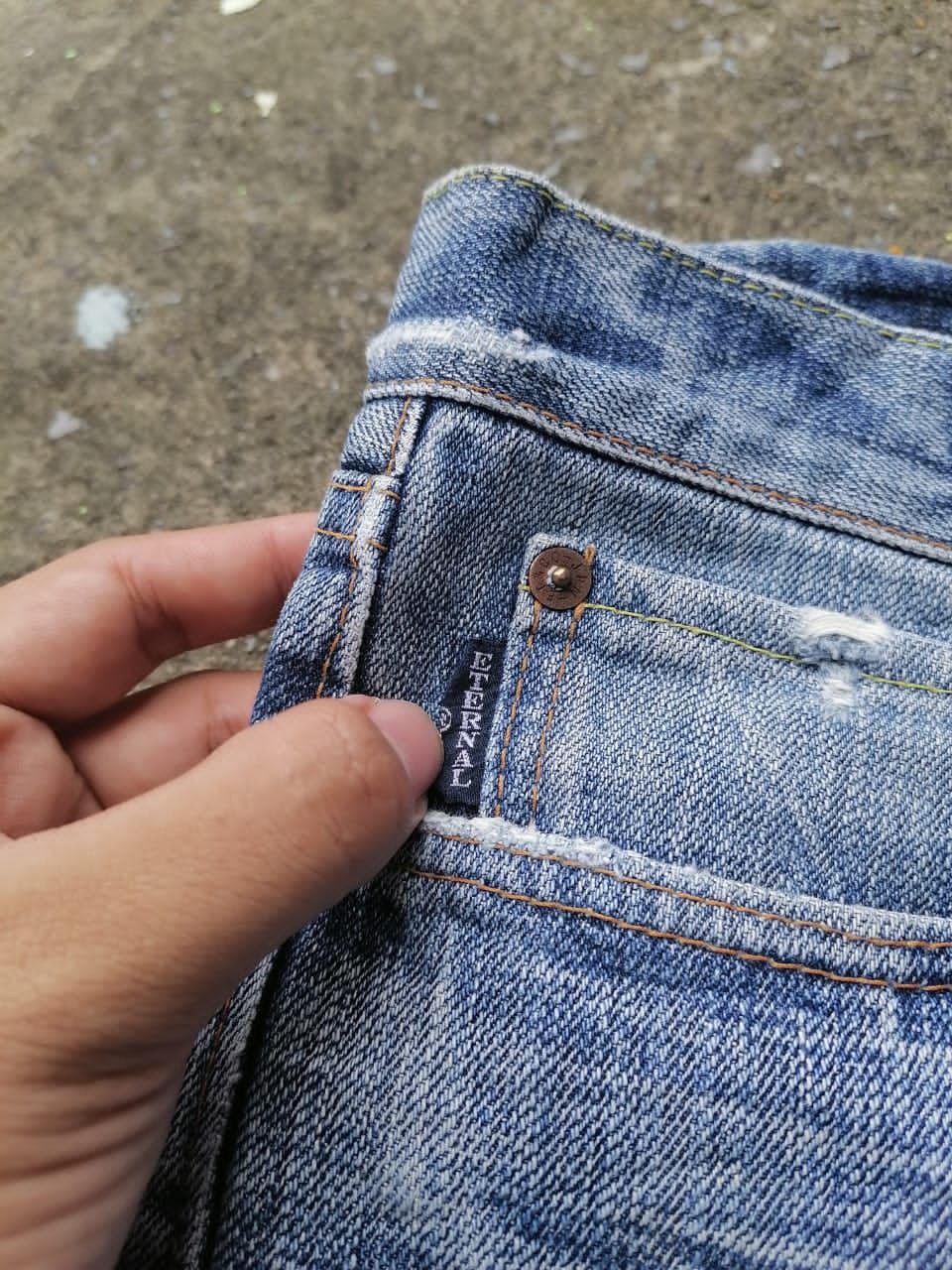 Eternal Eternal Fly Button Denim Jeans Size US 36 / EU 52 - 4 Thumbnail