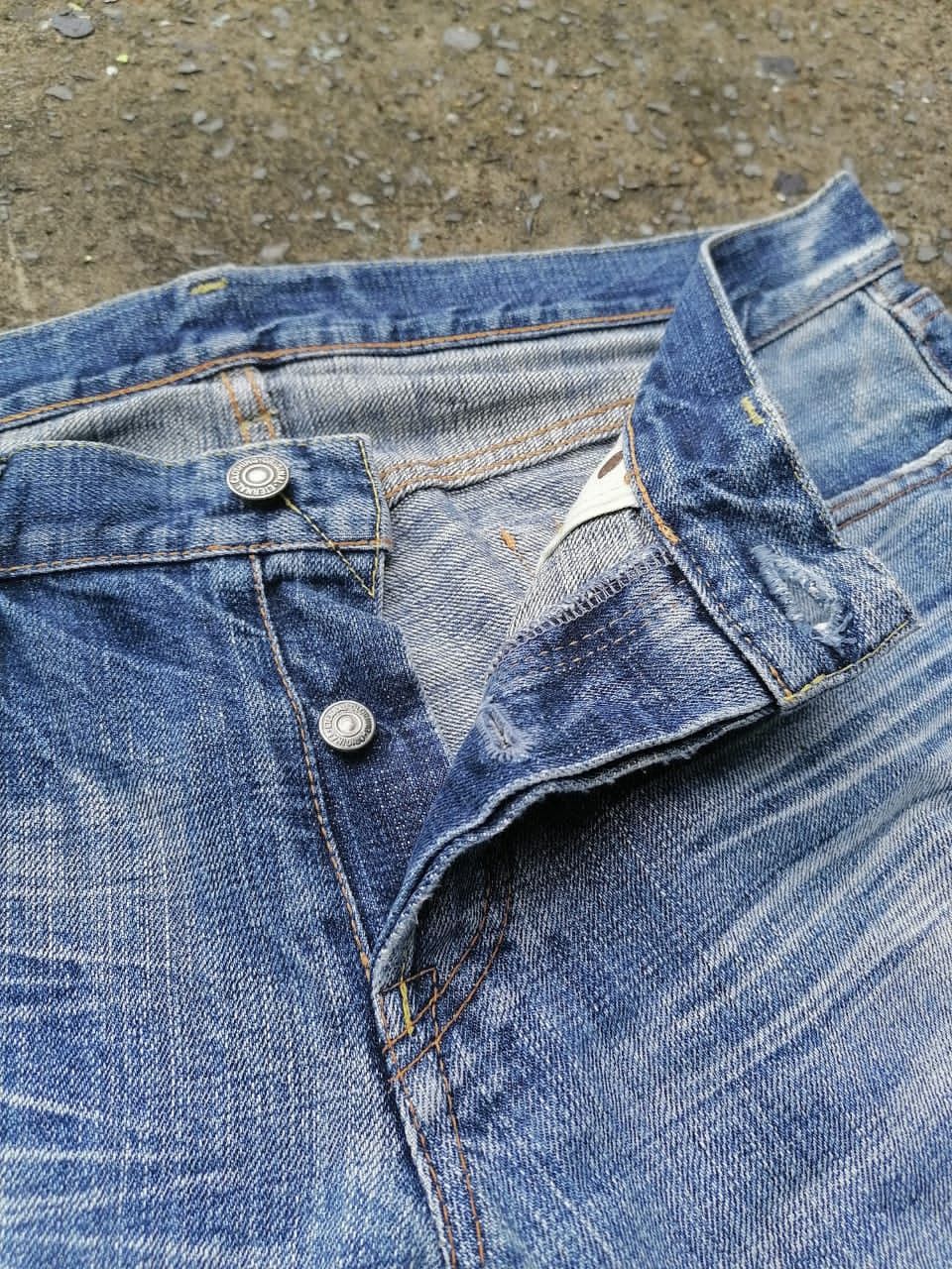 Eternal Eternal Fly Button Denim Jeans Size US 36 / EU 52 - 3 Thumbnail