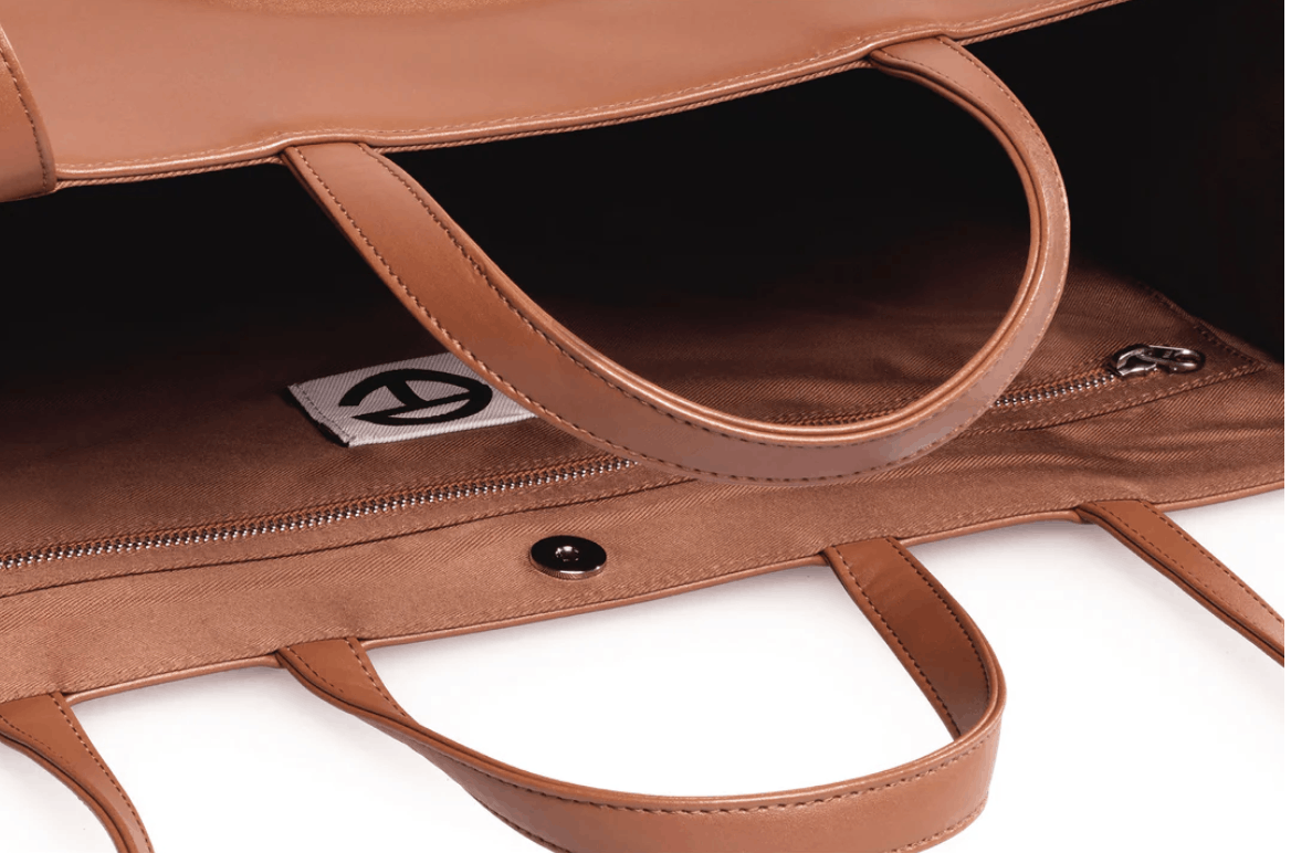 telfar tan large tote bag