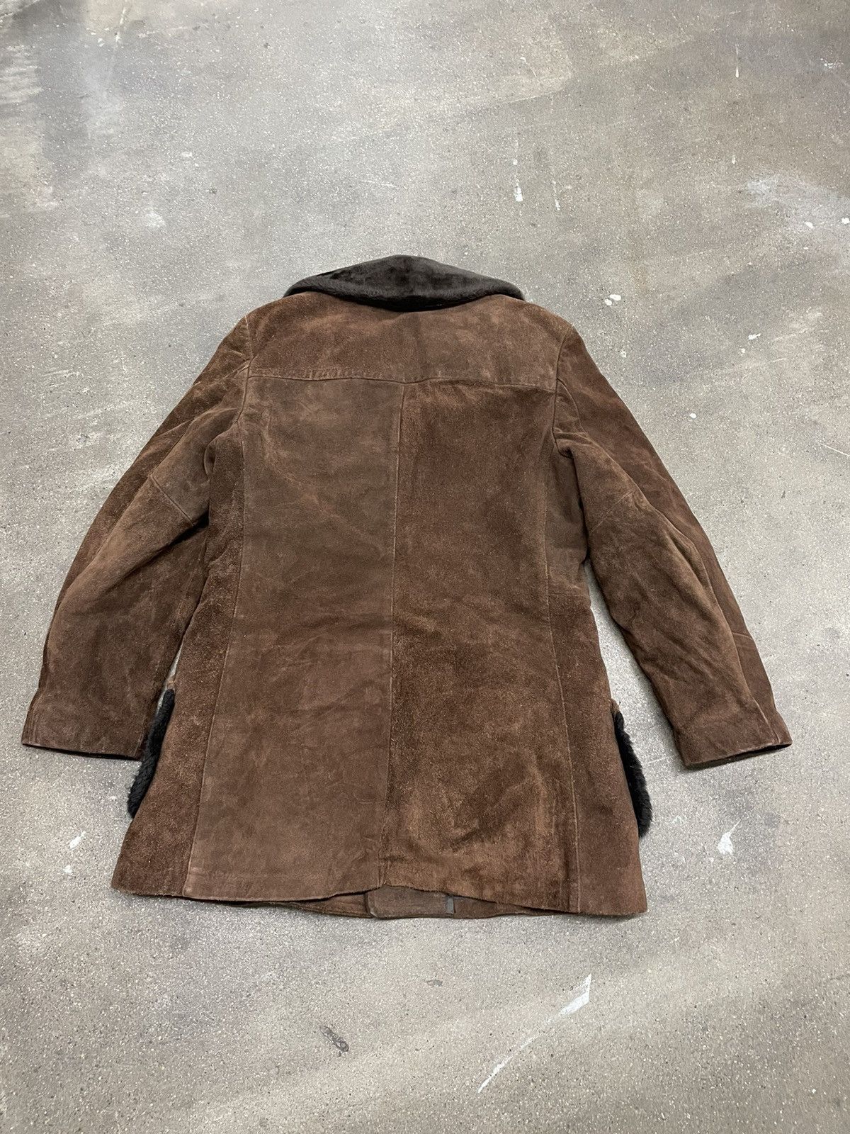 Vintage Vintage 1980s Fur Lined Suede Leather Jacket Size US M / EU 48-50 / 2 - 3 Thumbnail