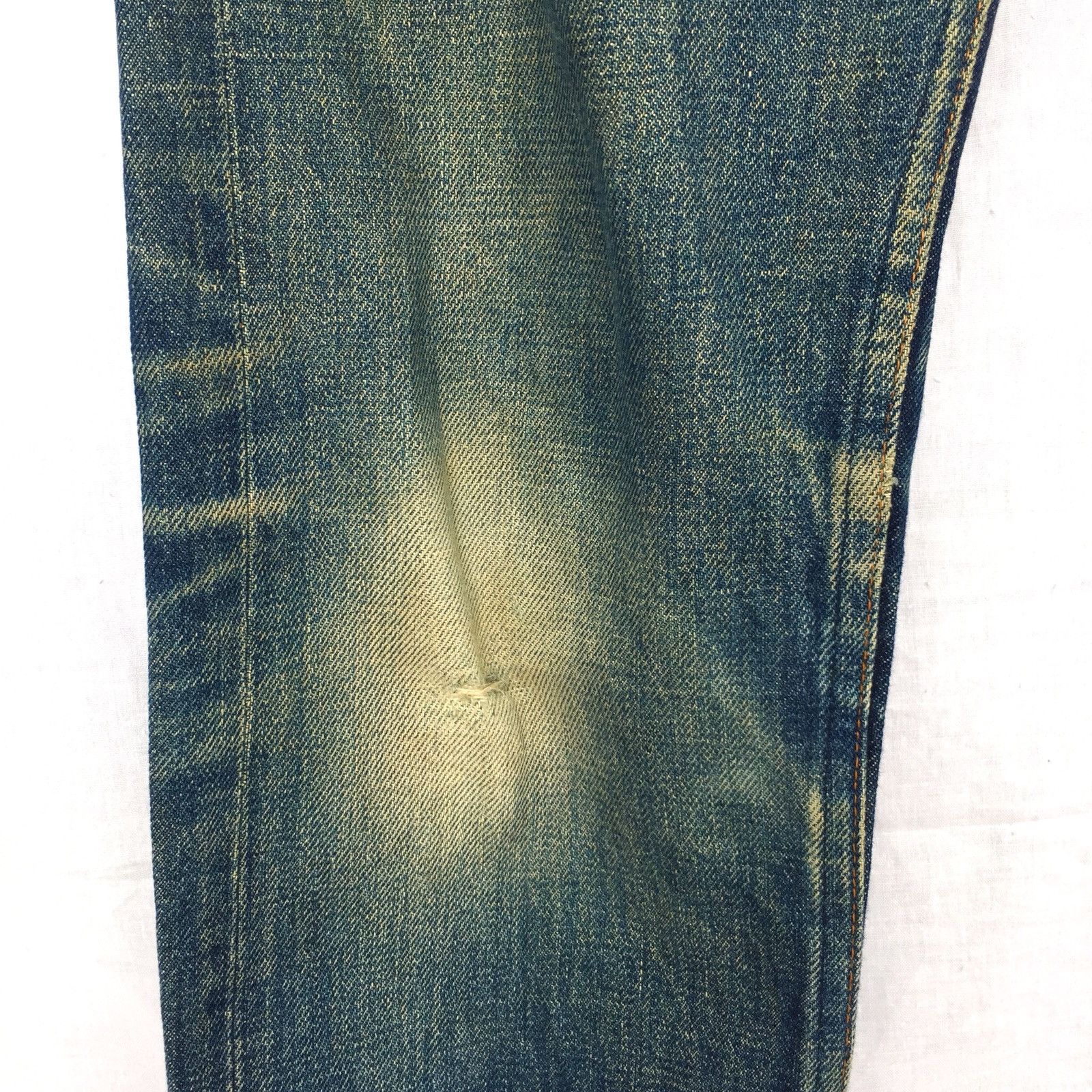 A.P.C. APC Paris Stone Wash Red Selvage Distressed Denim Size US 26 / EU 42 - 4 Thumbnail
