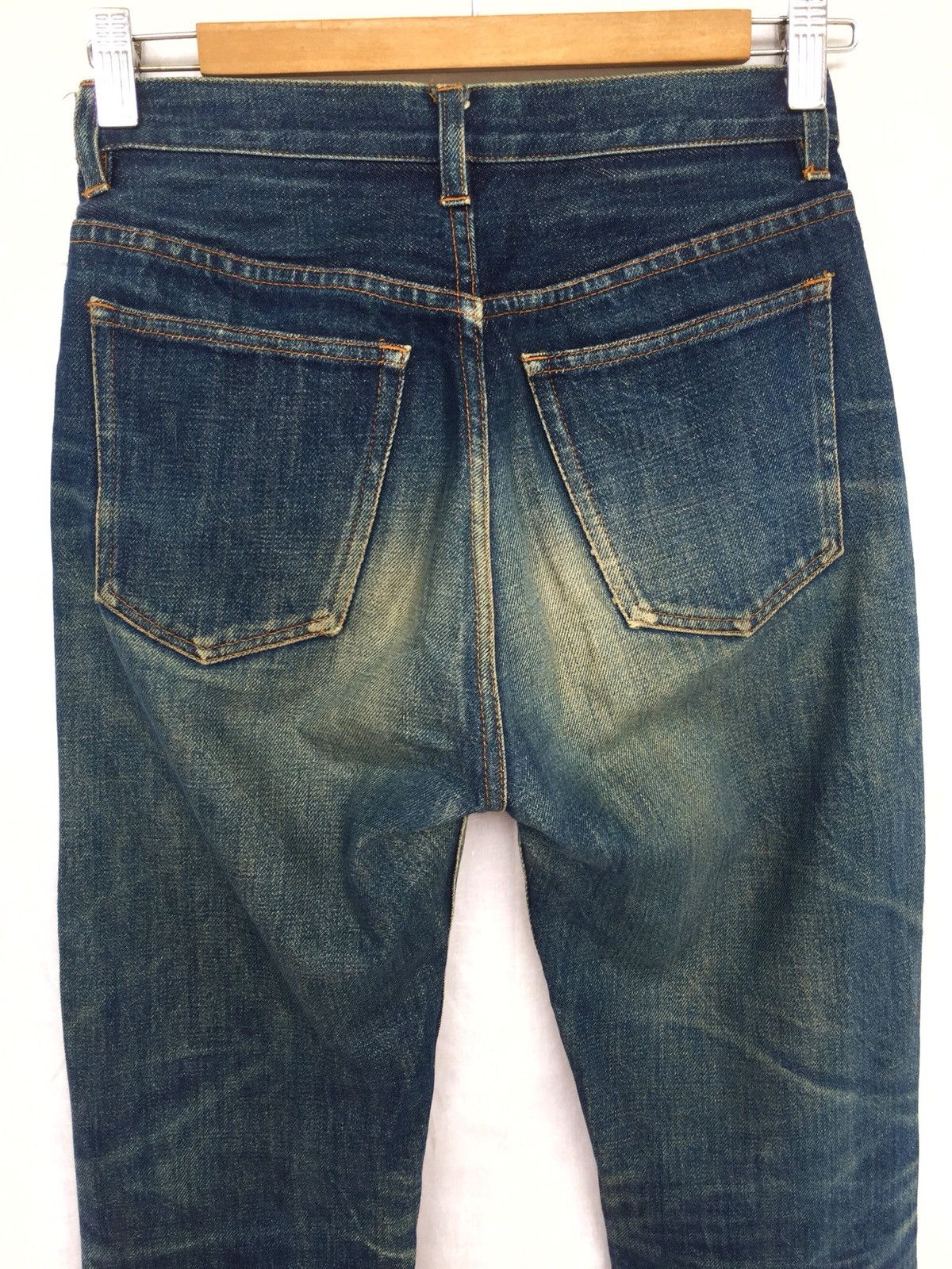 A.P.C. APC Paris Stone Wash Red Selvage Distressed Denim Size US 26 / EU 42 - 7 Thumbnail