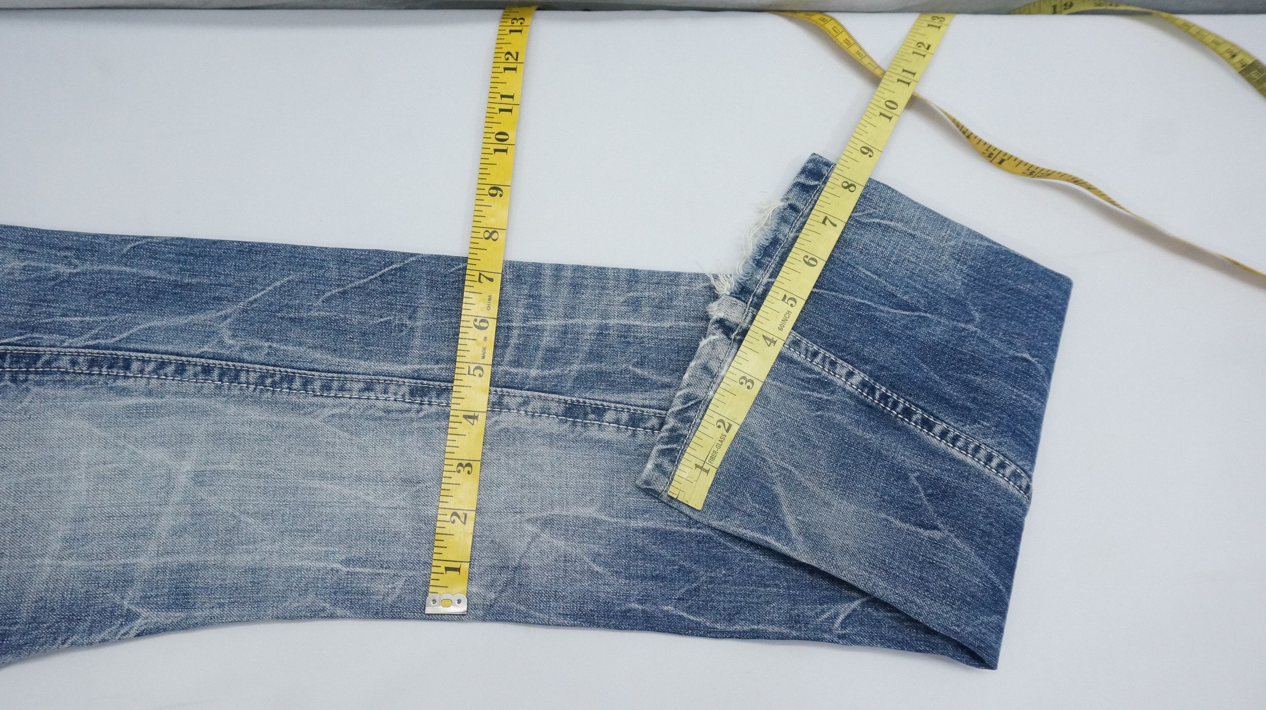 semanticdesign VTG 🔥 SEMANTIC Rivetted Flared Distressed Jeans Size US 30 / EU 46 - 16 Thumbnail