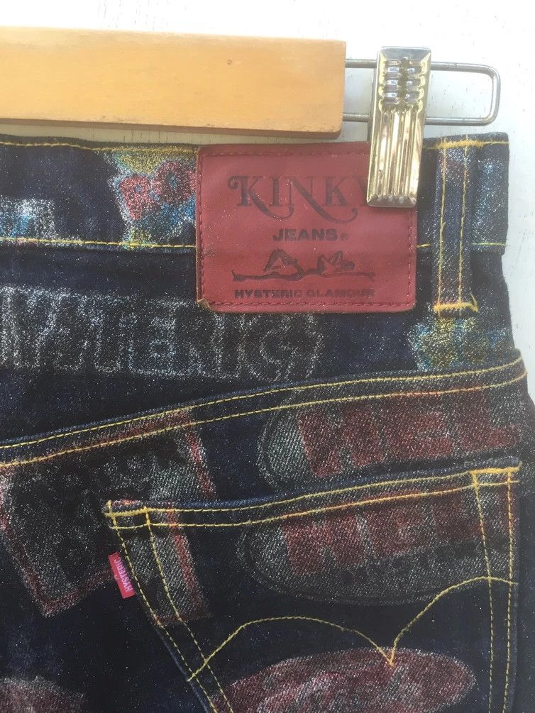 Hysteric Glamour HYSTERIC GLAMOUR pants full print distressed denim japanese Size US 30 / EU 46 - 6 Thumbnail