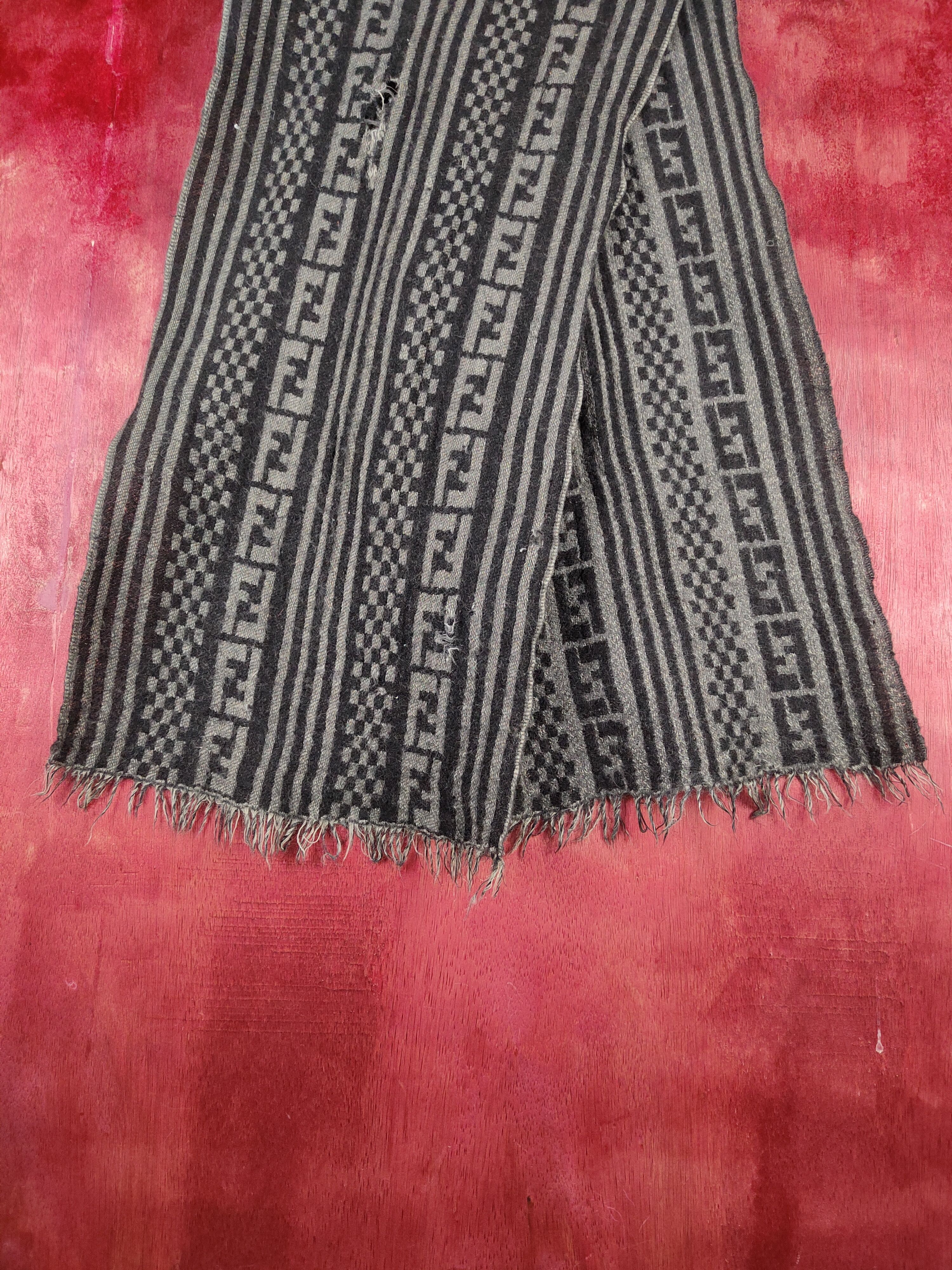 Fendi Fendi Black Muffler Scarves #S1046 Size ONE SIZE - 6 Thumbnail