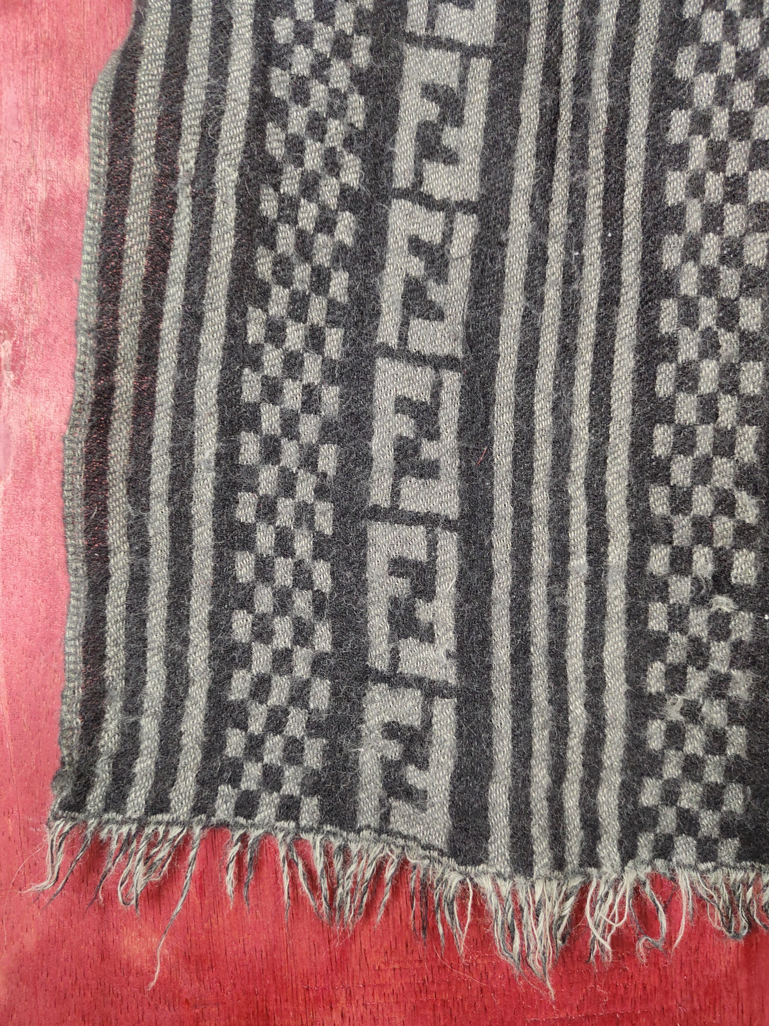 Fendi Fendi Black Muffler Scarves #S1046 Size ONE SIZE - 2 Thumbnail