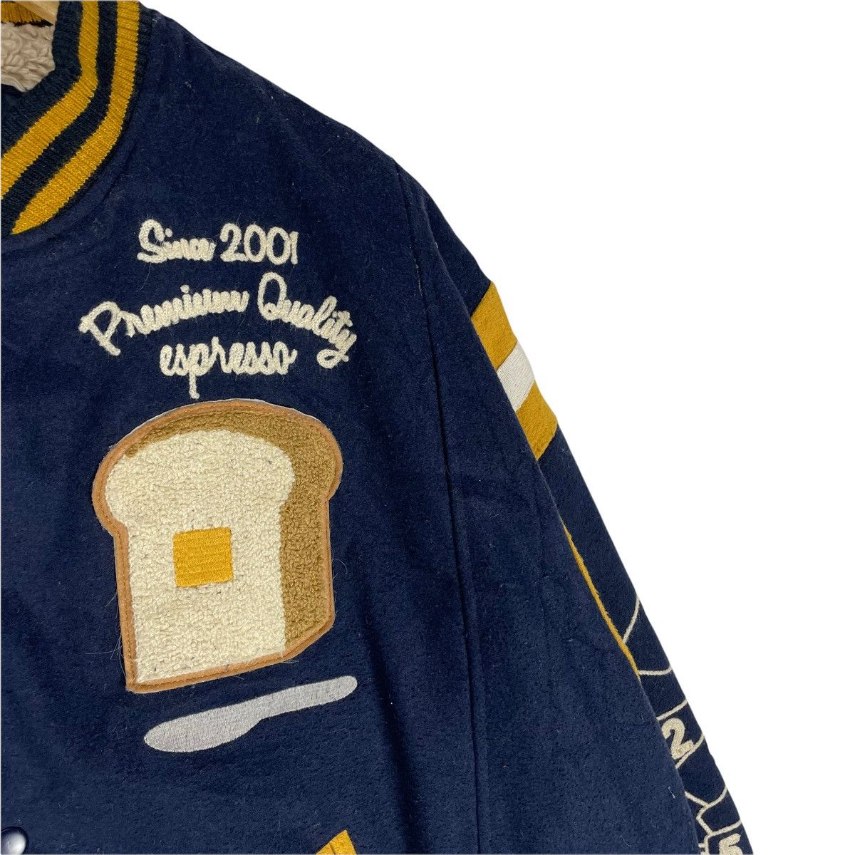 Japanese Brand ❄️RIVET & SURGE Japan Sherpa Varsity Button Jacket Size US XL / EU 56 / 4 - 7 Thumbnail