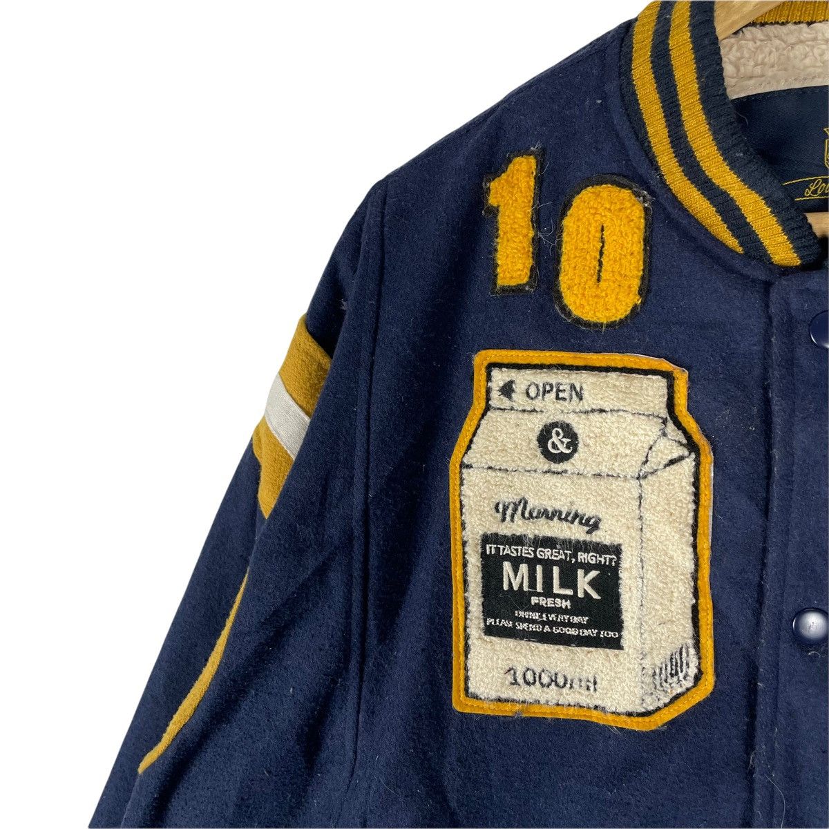 Japanese Brand ❄️RIVET & SURGE Japan Sherpa Varsity Button Jacket Size US XL / EU 56 / 4 - 5 Thumbnail