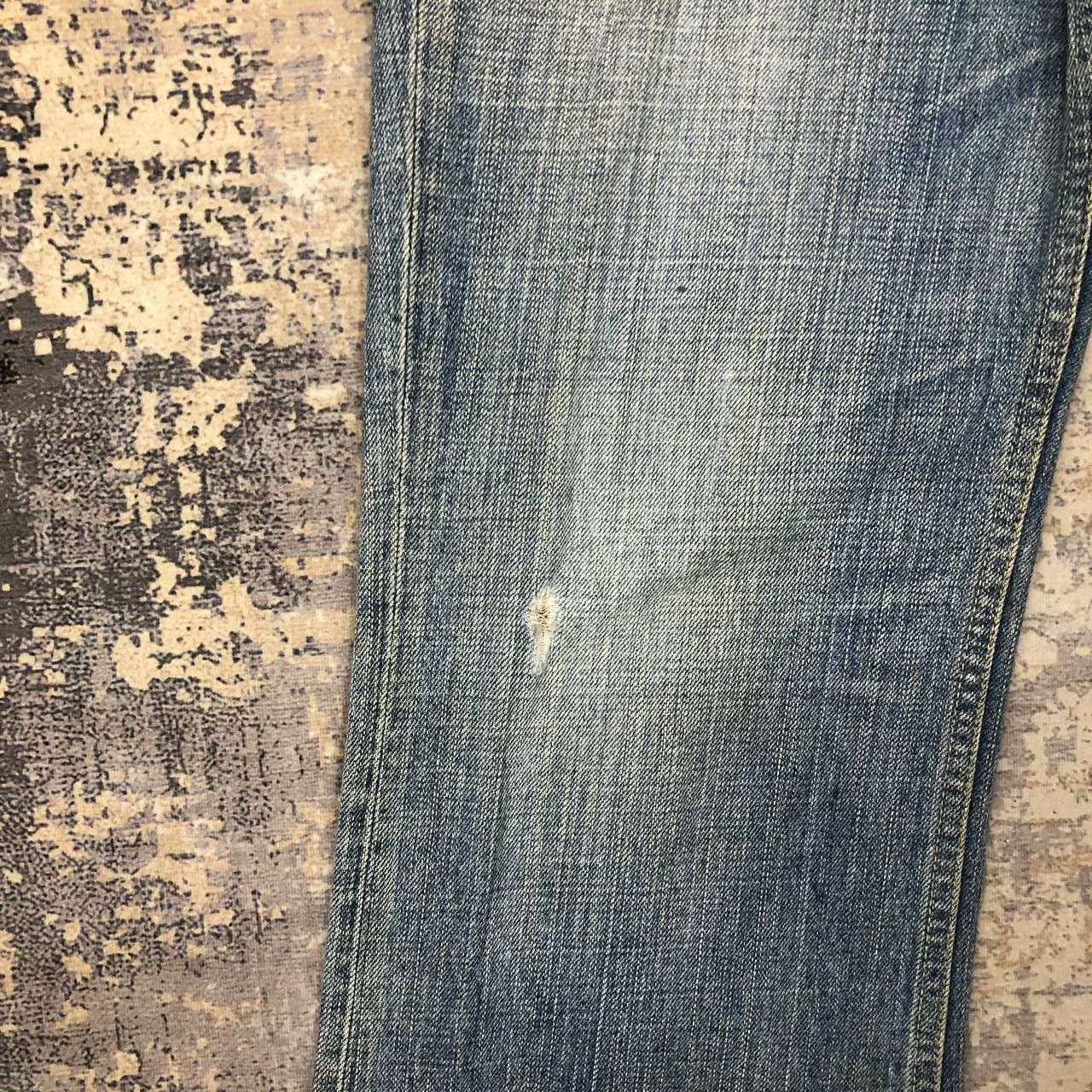 Levi's × Vintage P106 VTG LEVI'S BLUE WASH FLARED JEANS Size US 33 - 6 Thumbnail