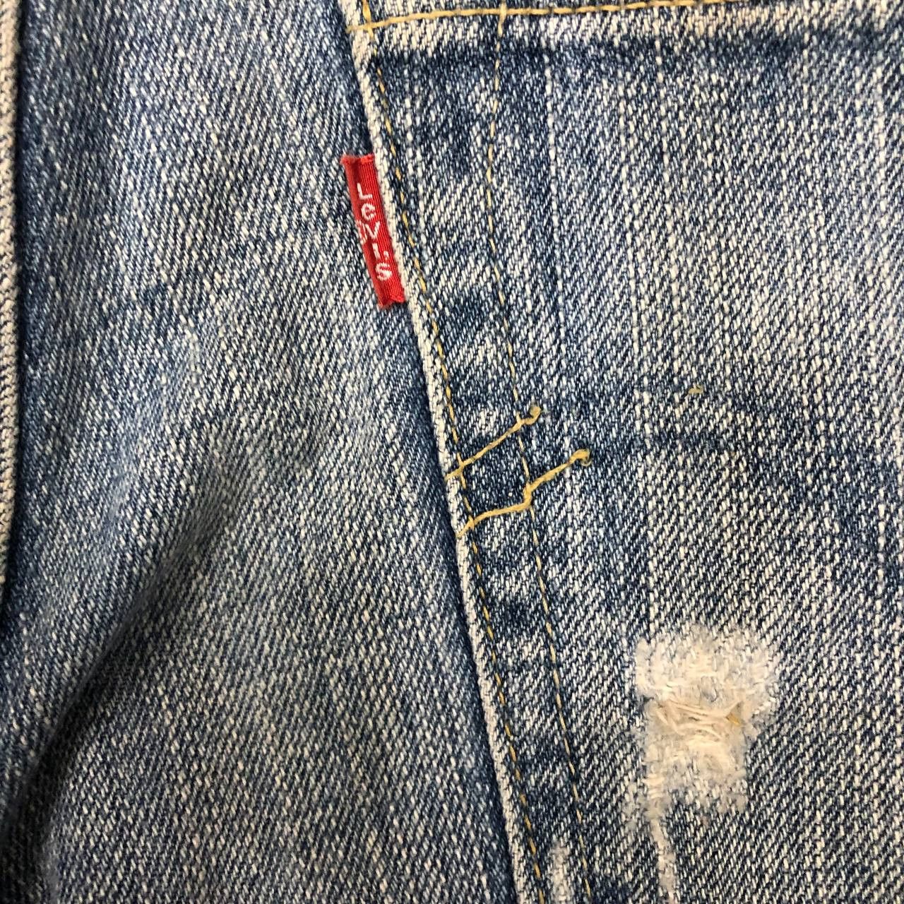 Levi's × Vintage P106 VTG LEVI'S BLUE WASH FLARED JEANS Size US 33 - 10 Thumbnail