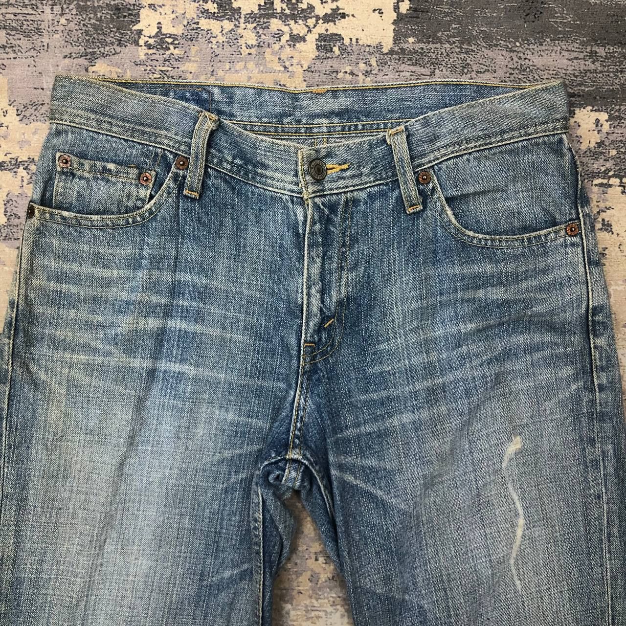Levi's × Vintage P106 VTG LEVI'S BLUE WASH FLARED JEANS Size US 33 - 3 Thumbnail