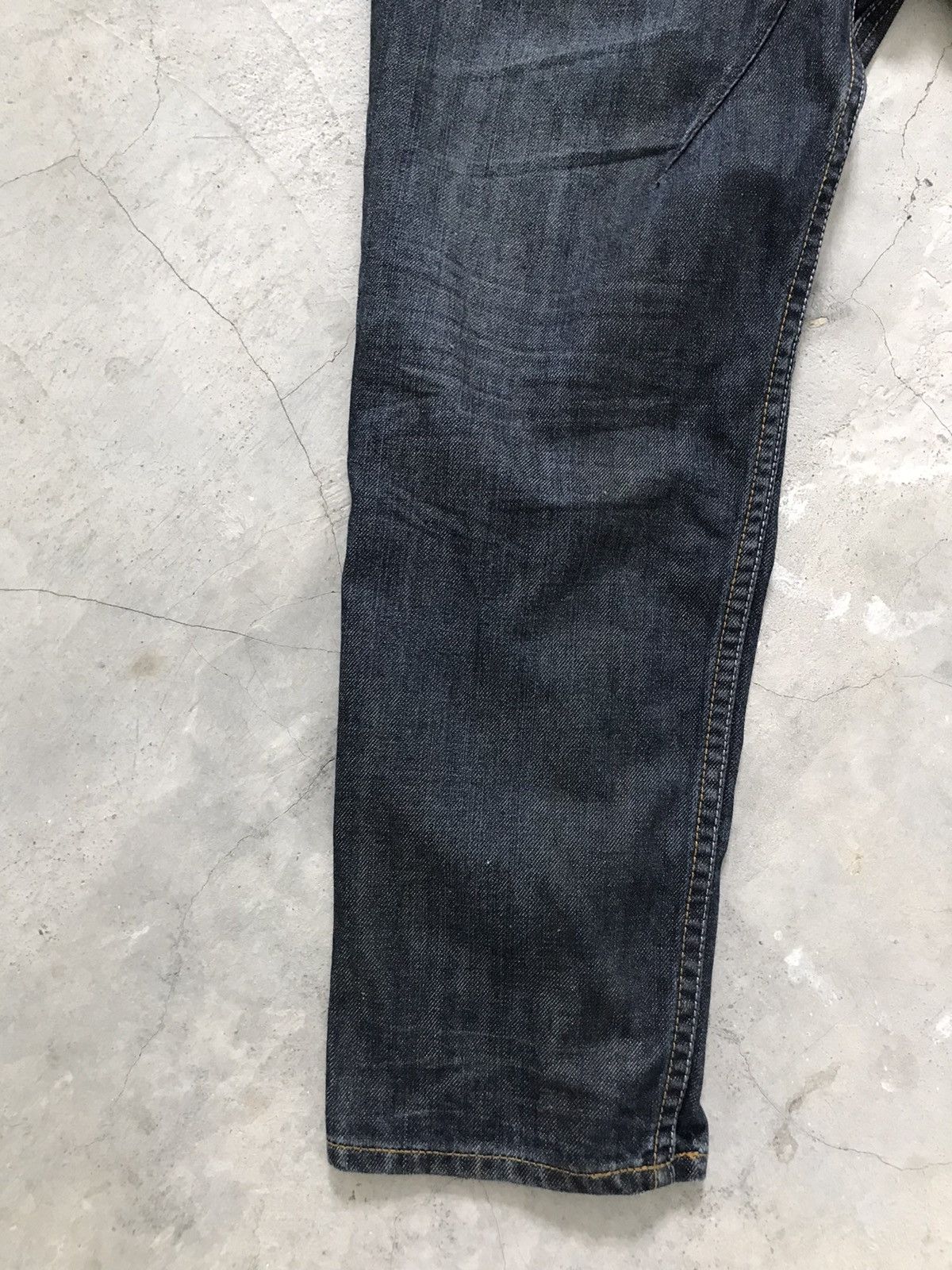 Japanese Brand SEMANTIC DESIGN JAPAN Whiskers Cropped Denim Jeans Size US 32 / EU 48 - 3 Thumbnail