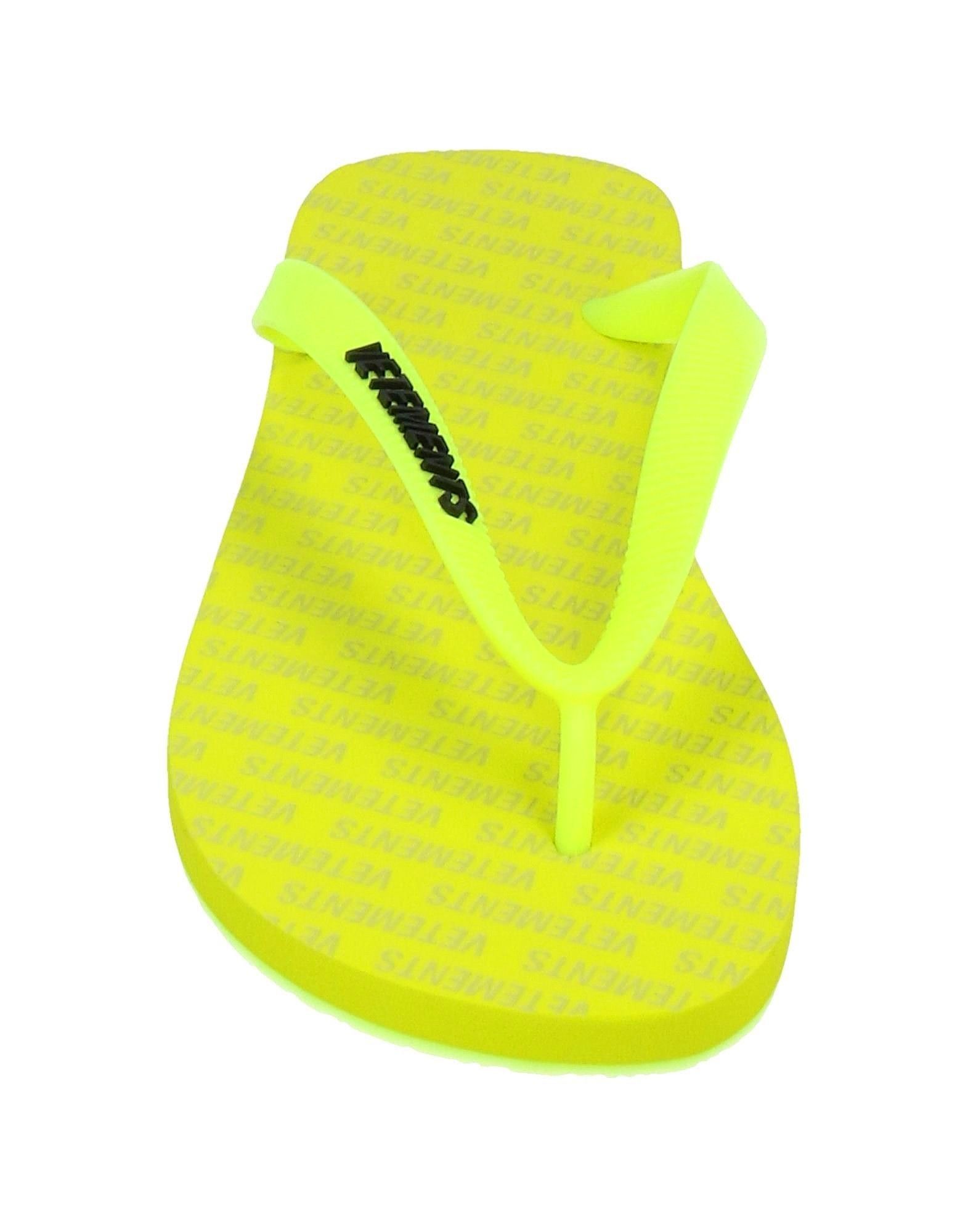 Vetements Flip Flops in Acid Green Size US 7 / EU 40 - 2 Thumbnail