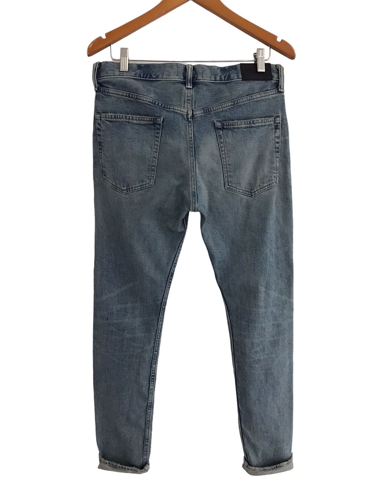 monkey time Monkey Time Japan Ripped Slim Selvedge Denim Jeans Size US 31 - 10 Thumbnail