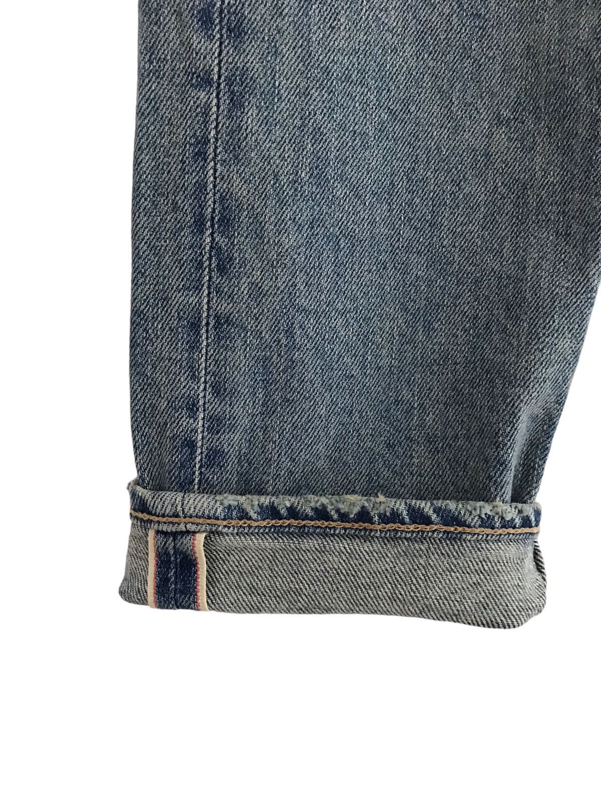 monkey time Monkey Time Japan Ripped Slim Selvedge Denim Jeans Size US 31 - 8 Thumbnail