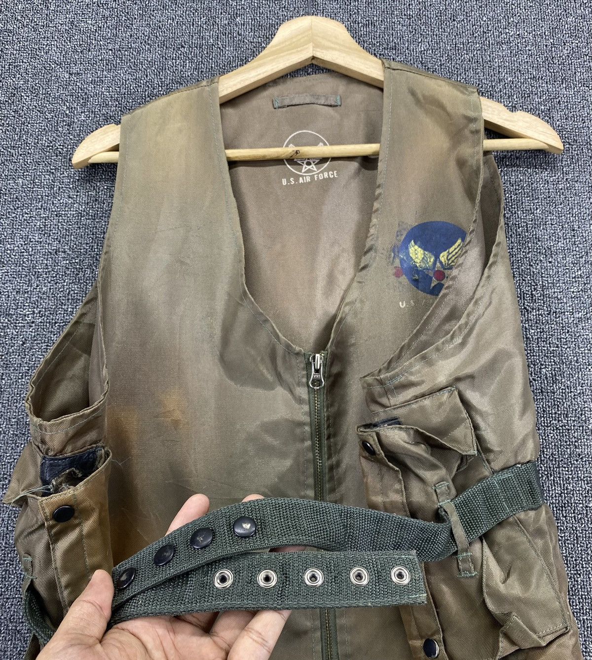 Vintage Vintage U.S Air Force Military Training Field Vest Size US M / EU 48-50 / 2 - 10 Thumbnail