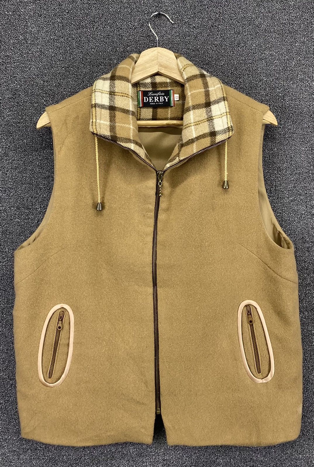 Vintage Vintage Lanificio Derby Wool Vest Size M / US 6-8 / IT 42-44 - 1 Thumbnail