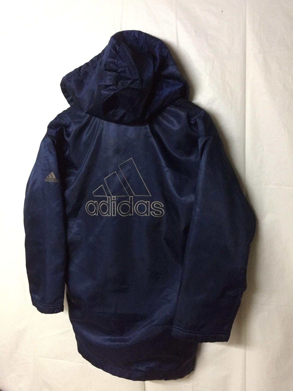 Adidas × Vintage Urgent Sale!! Vintage Adidas Long Jacket Nice Design /25 Size US S / EU 44-46 / 1 - 2 Thumbnail