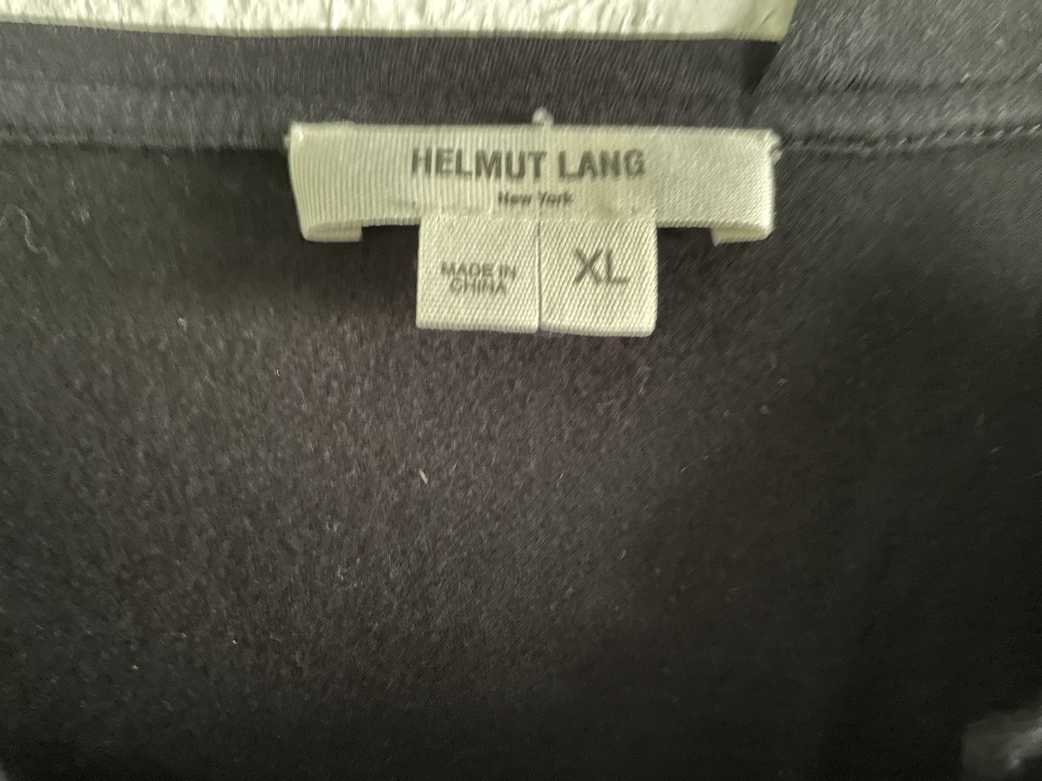Helmut Lang Designet Tee - not leather hoodie jacket parka coat Size US XL / EU 56 / 4 - 4 Thumbnail