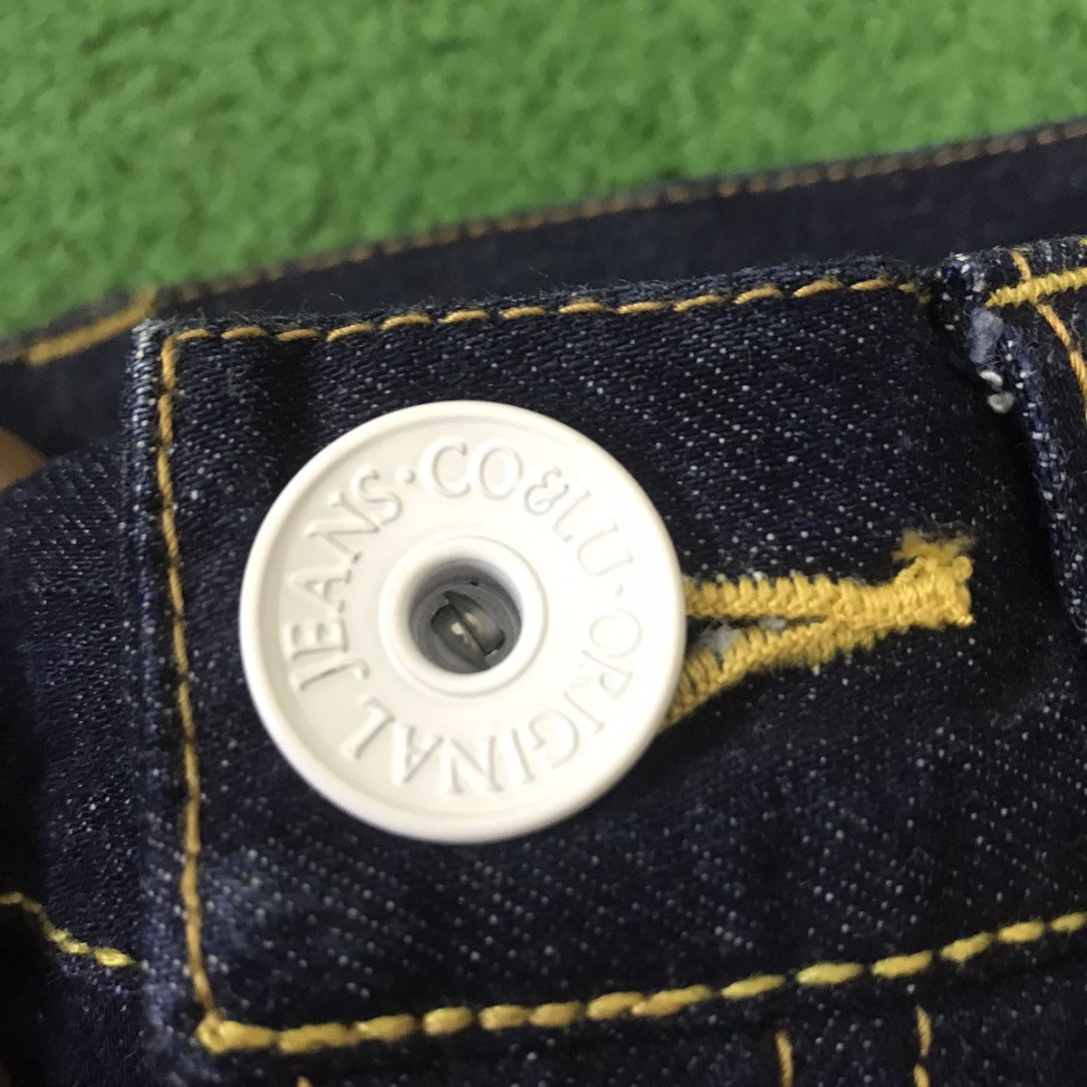 Japanese Brand Japanese Brand Co&Lu Sad Face Painter Denim Jeans Size US 32 / EU 48 - 18 Thumbnail