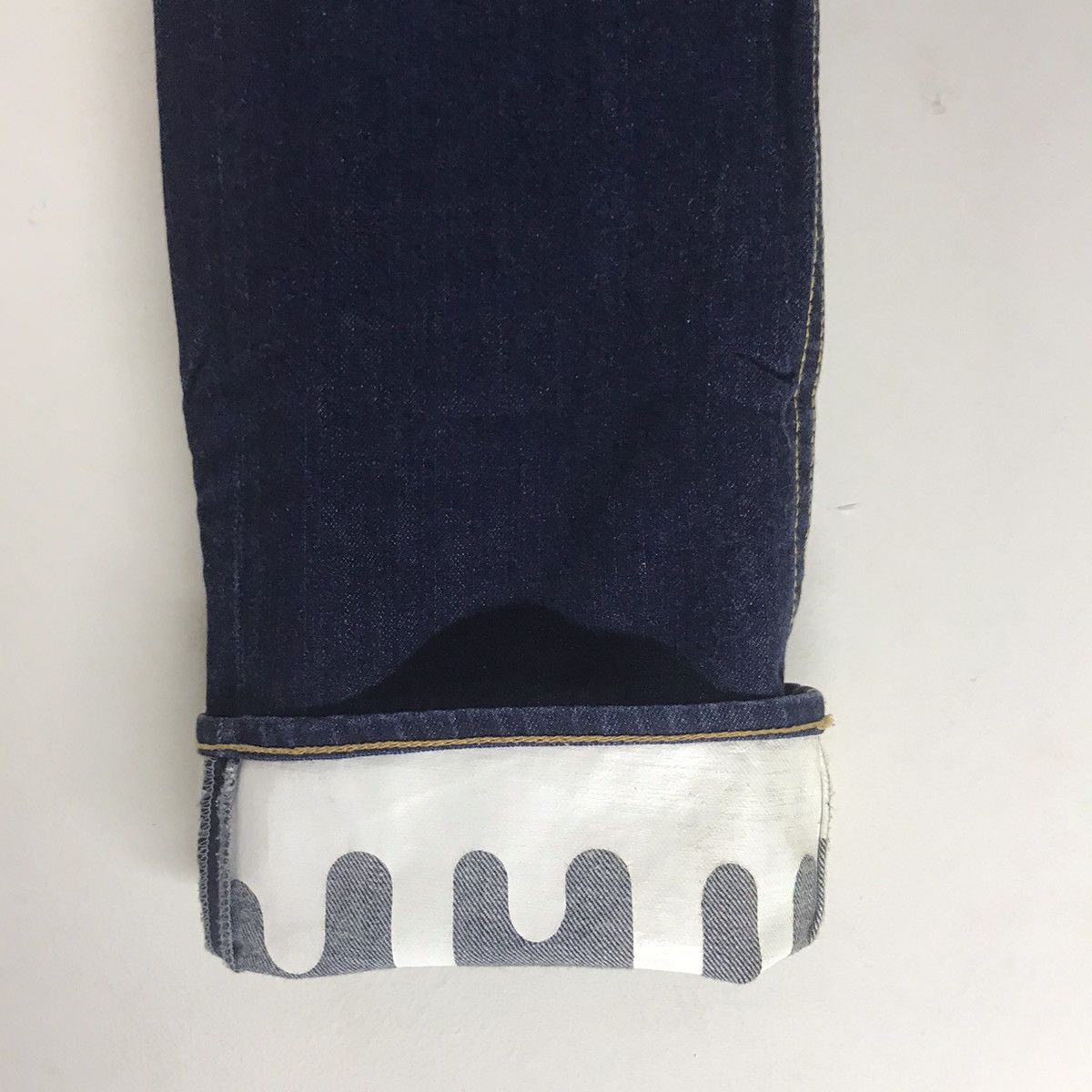 Japanese Brand Japanese Brand Co&Lu Sad Face Painter Denim Jeans Size US 32 / EU 48 - 8 Thumbnail