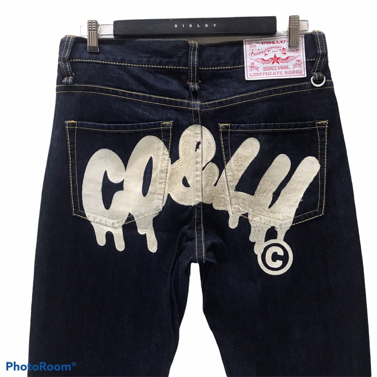 Japanese Brand Japanese Brand Co&Lu Sad Face Painter Denim Jeans Size US 32 / EU 48 - 10 Thumbnail