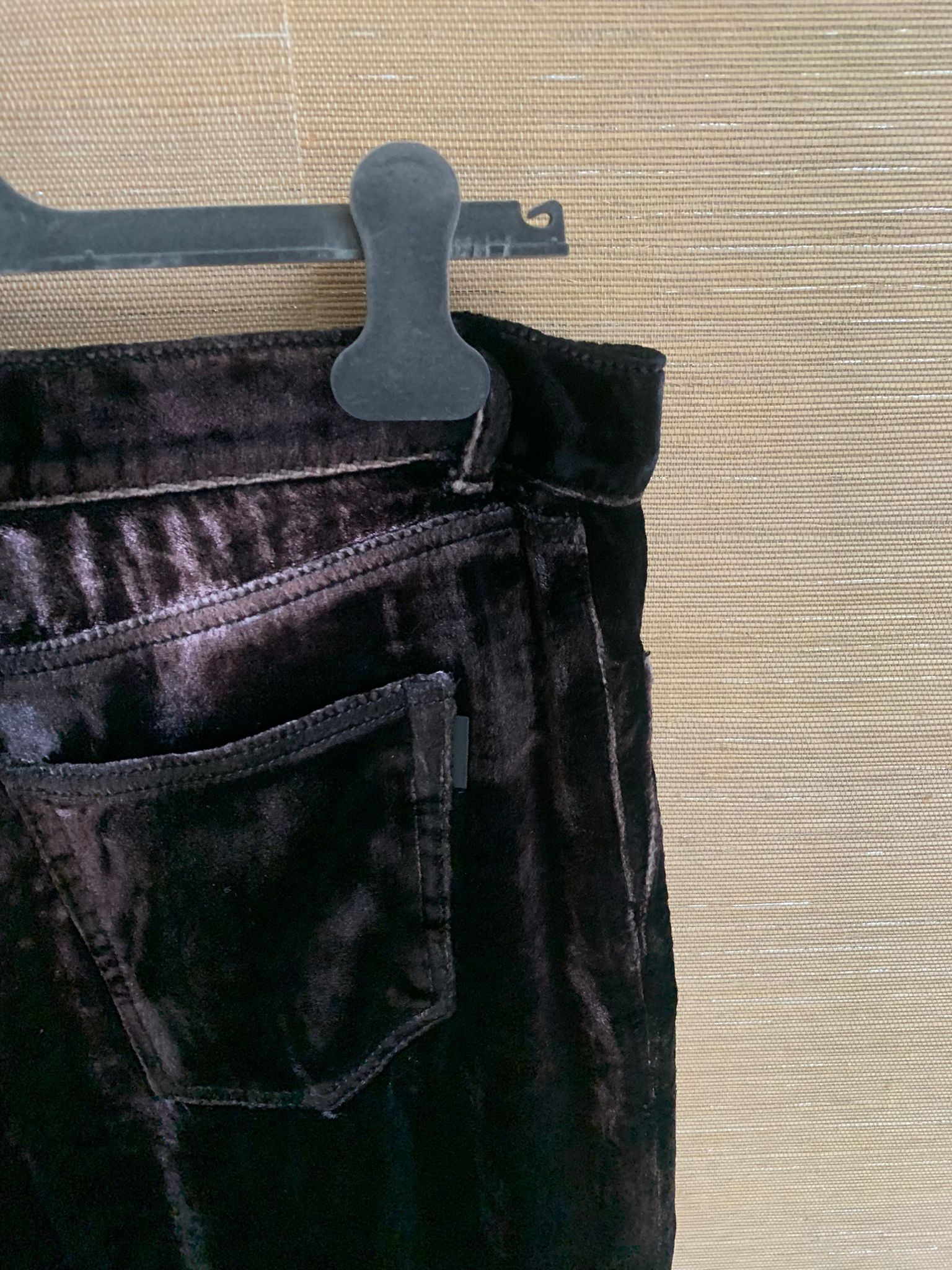 Saint Laurent Paris Velour Black Casual Pants Size US 31 - 18 Thumbnail