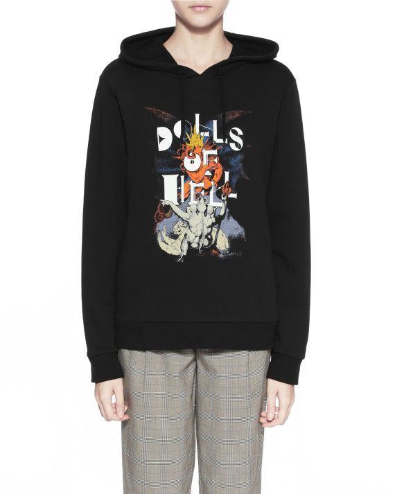A.P.C. $300 RARE Black Band Graphic Hoodie/ Hooded Sweatshirt Small Size US S / EU 44-46 / 1 - 4 Thumbnail