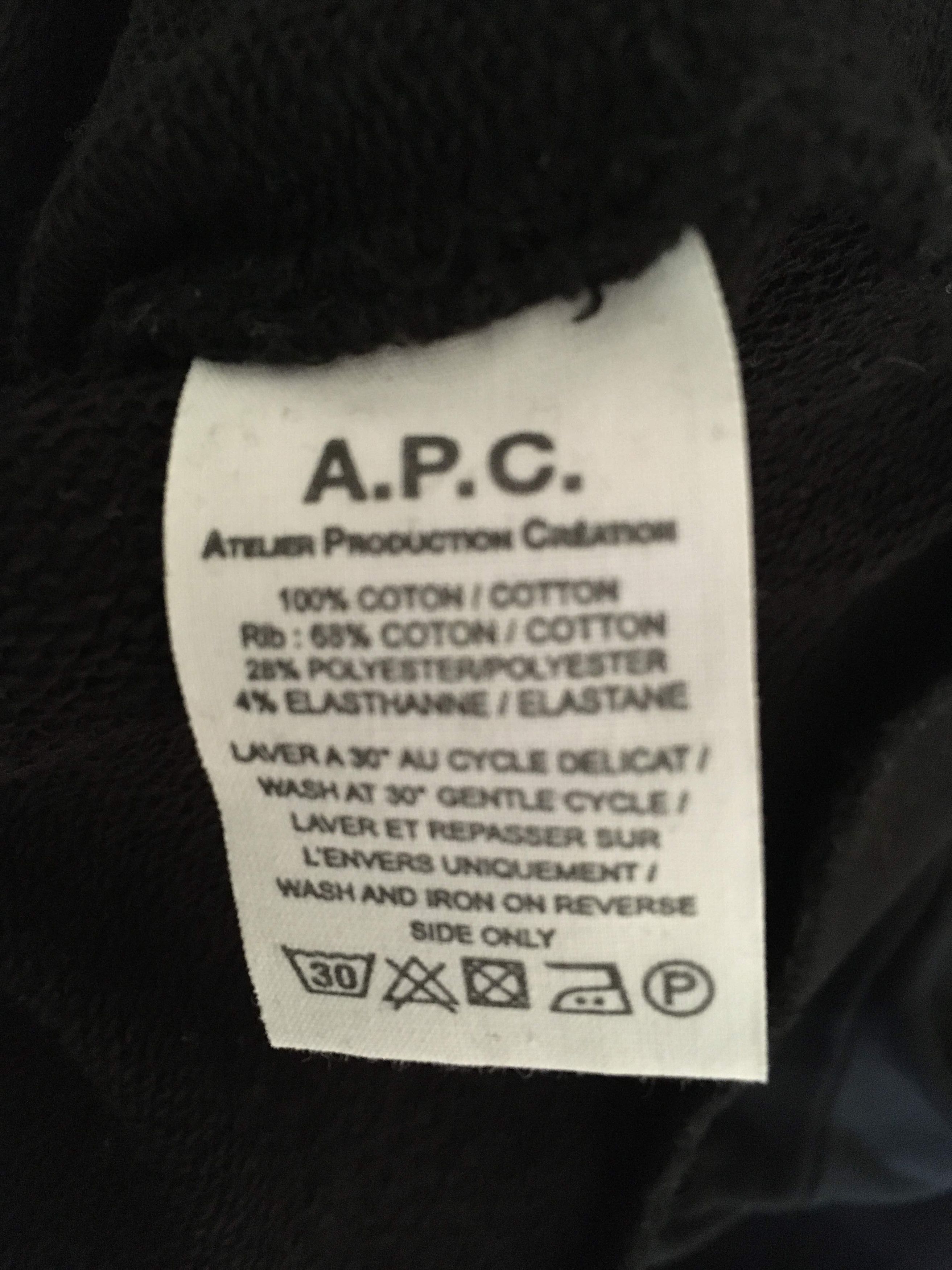 A.P.C. $300 RARE Black Band Graphic Hoodie/ Hooded Sweatshirt Small Size US S / EU 44-46 / 1 - 13 Thumbnail