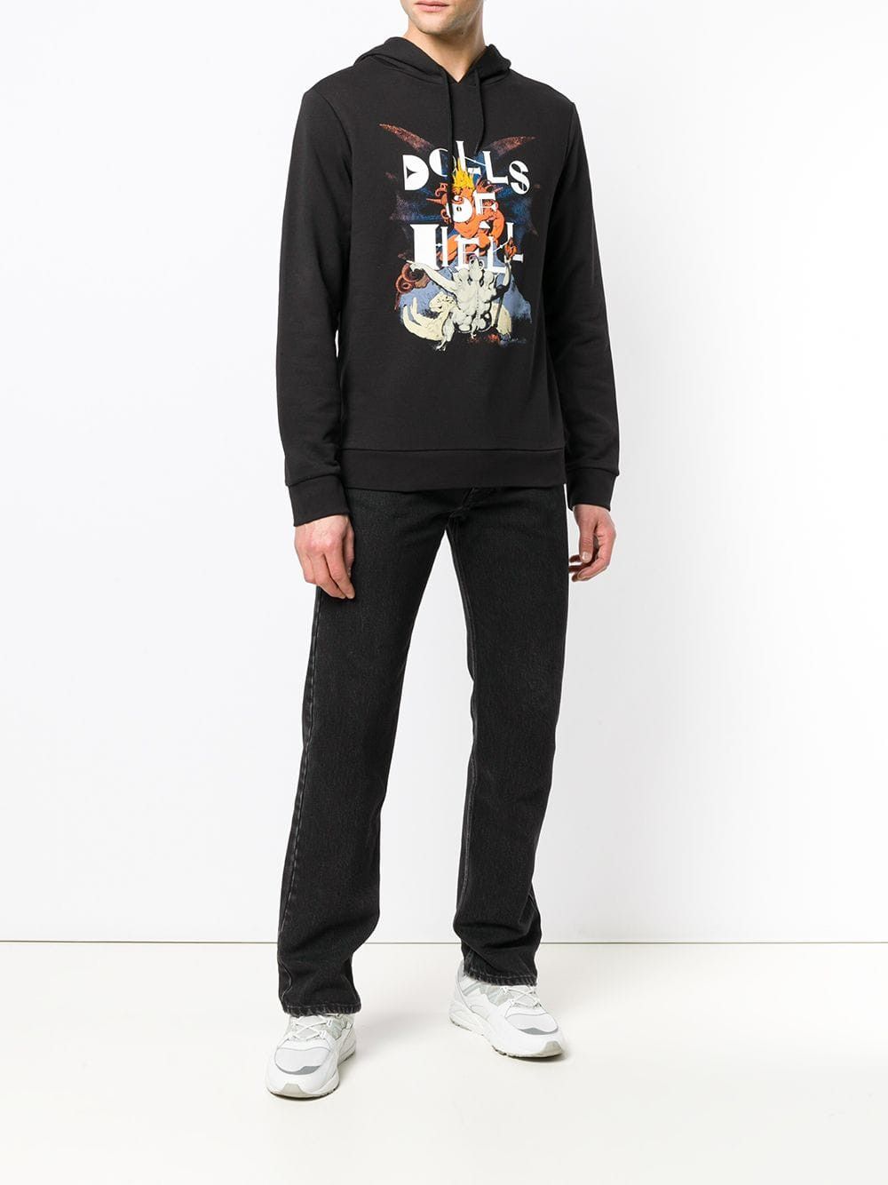 A.P.C. $300 RARE Black Band Graphic Hoodie/ Hooded Sweatshirt Small Size US S / EU 44-46 / 1 - 7 Thumbnail