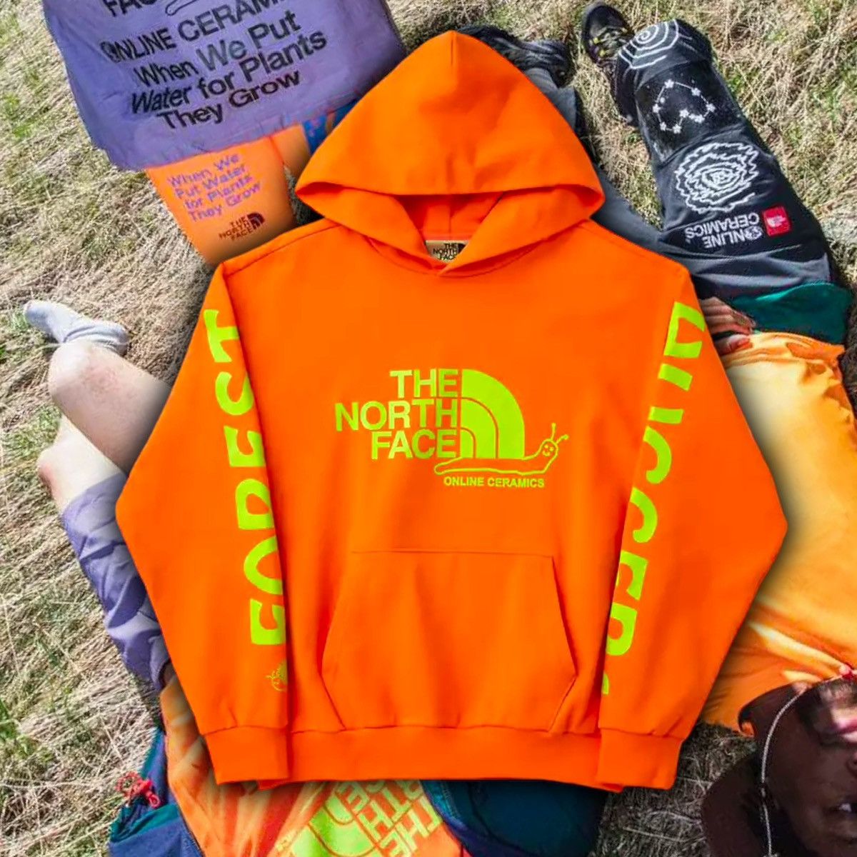 Online Ceramics × The North Face 🆕 The North face x Online Ceramics Hoodie 🍊 Size ONE SIZE - 3 Thumbnail