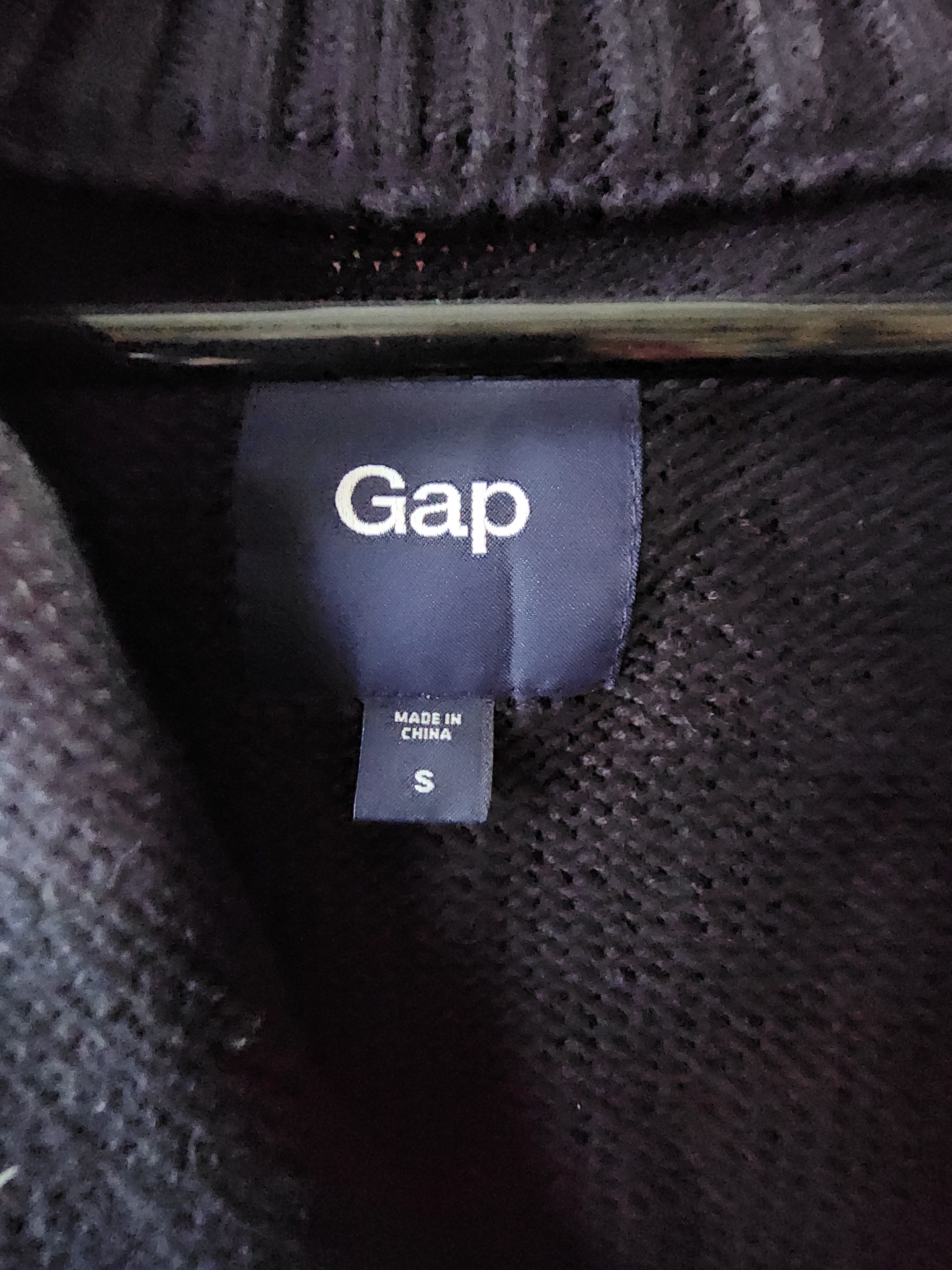 Gap GAP Navy Blue Front 4 Pocket Cable Cardigan Sweater S Size S / US 4 / IT 40 - 4 Thumbnail