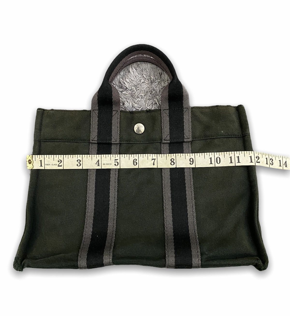 Hermes Vintage Hermes Made In France Canvas Small Tote Bag Size ONE SIZE - 15 Thumbnail
