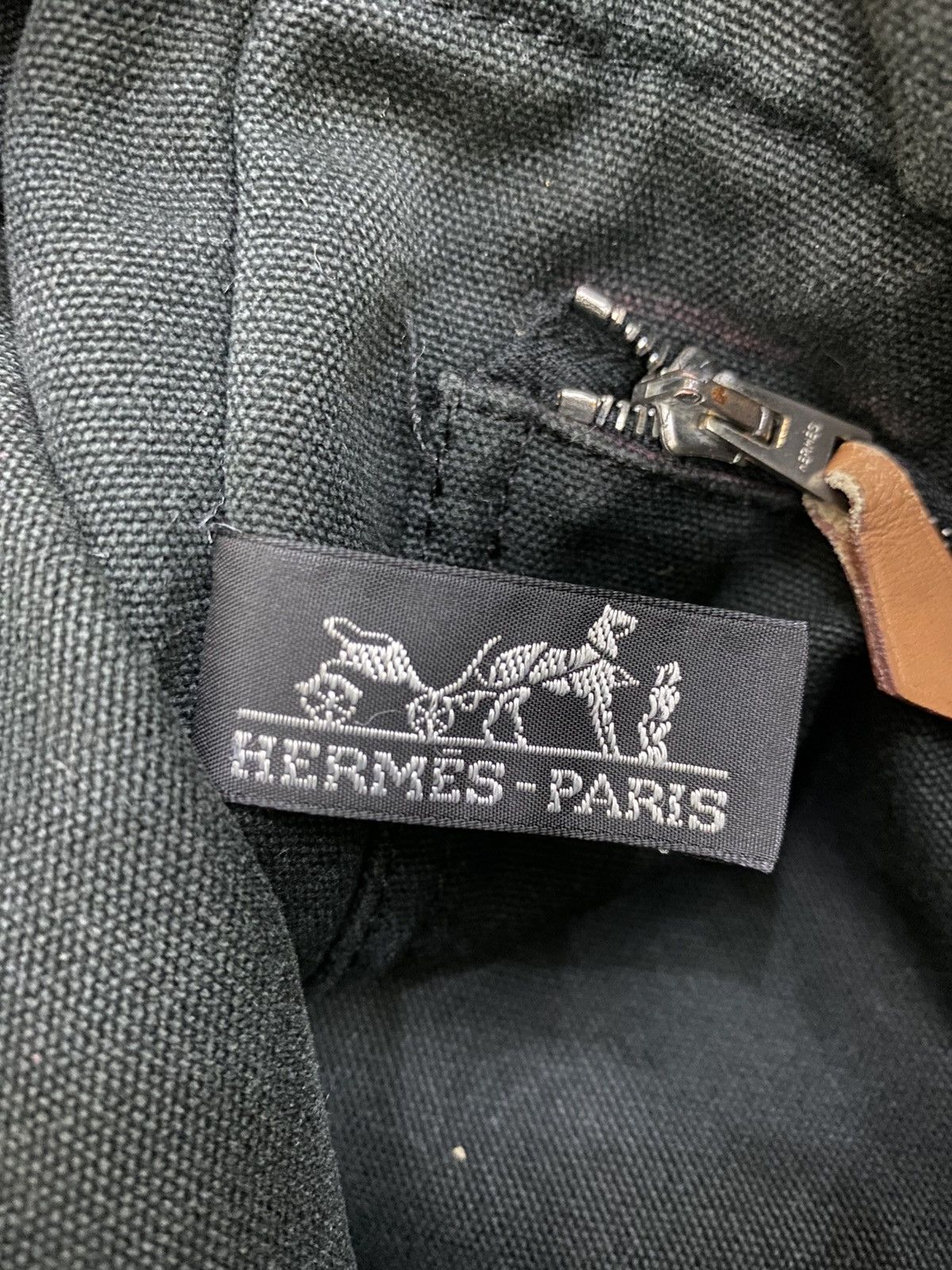 Hermes Vintage Hermes Made In France Canvas Small Tote Bag Size ONE SIZE - 13 Thumbnail