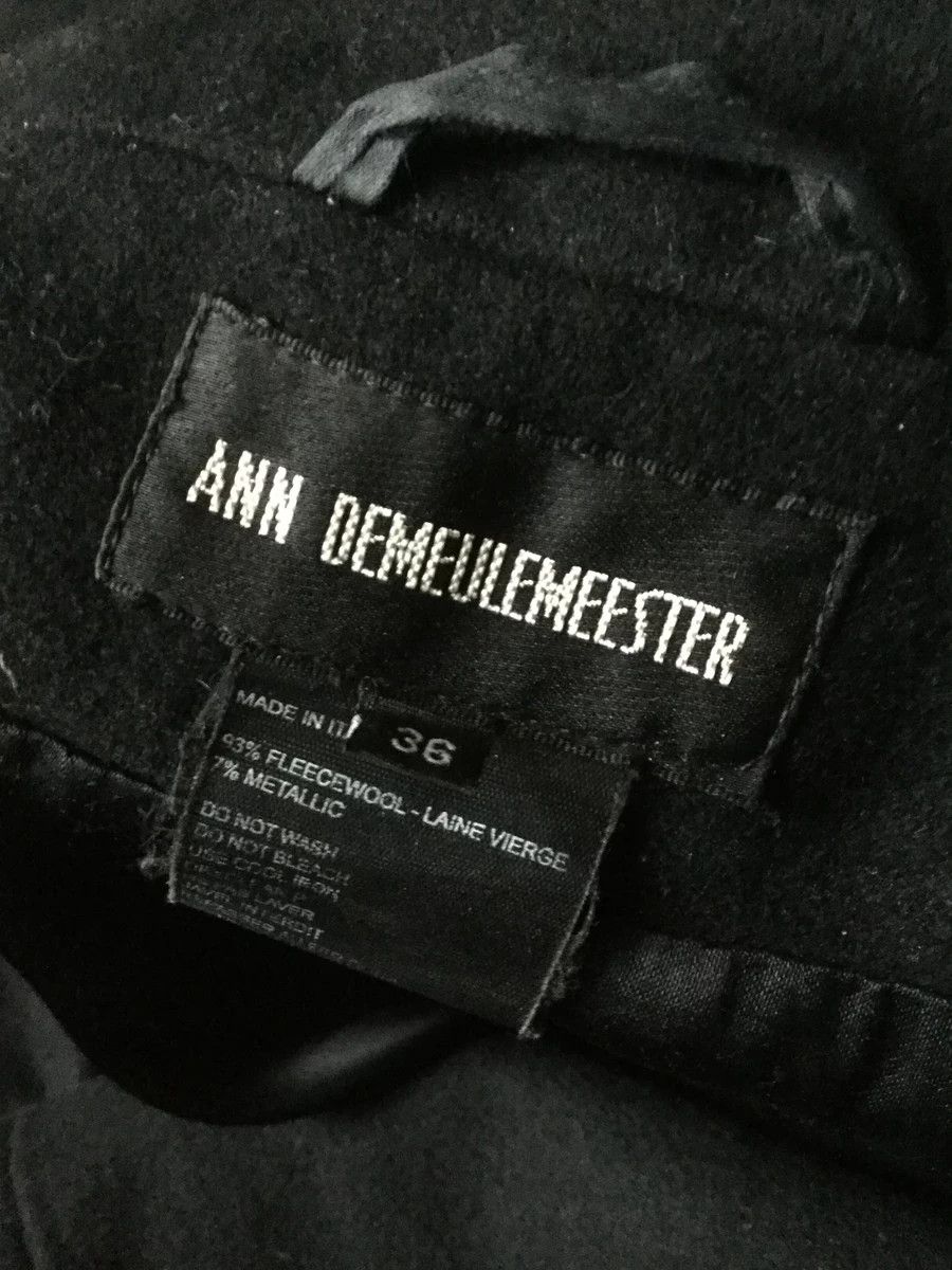 Ann Demeulemeester FW04 fleece, wool & metal heavy coat Size S / US 4 / IT 40 - 5 Thumbnail