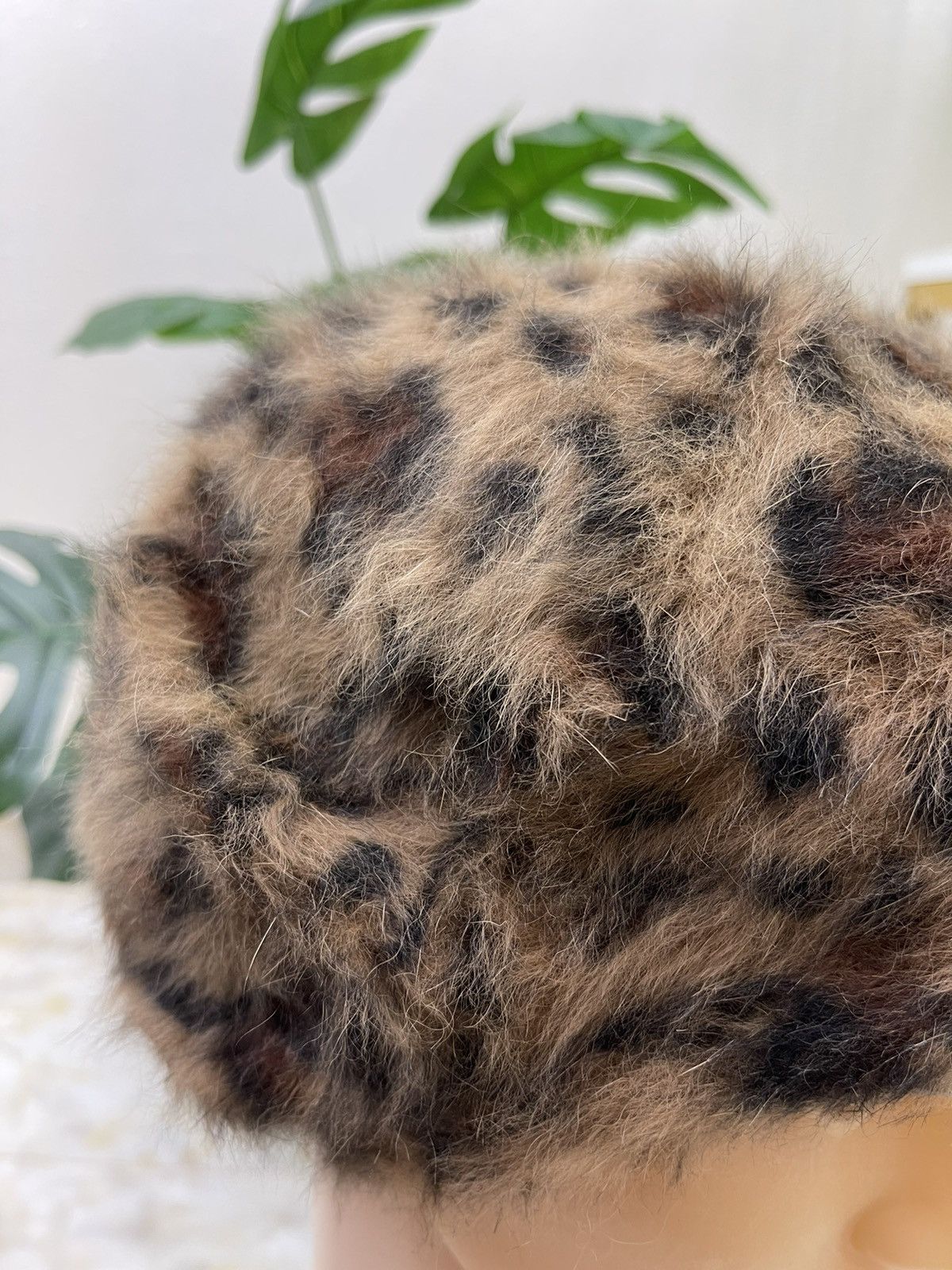 Vintage Vintage Leopard Faux Fur soft Hats Size ONE SIZE - 4 Thumbnail