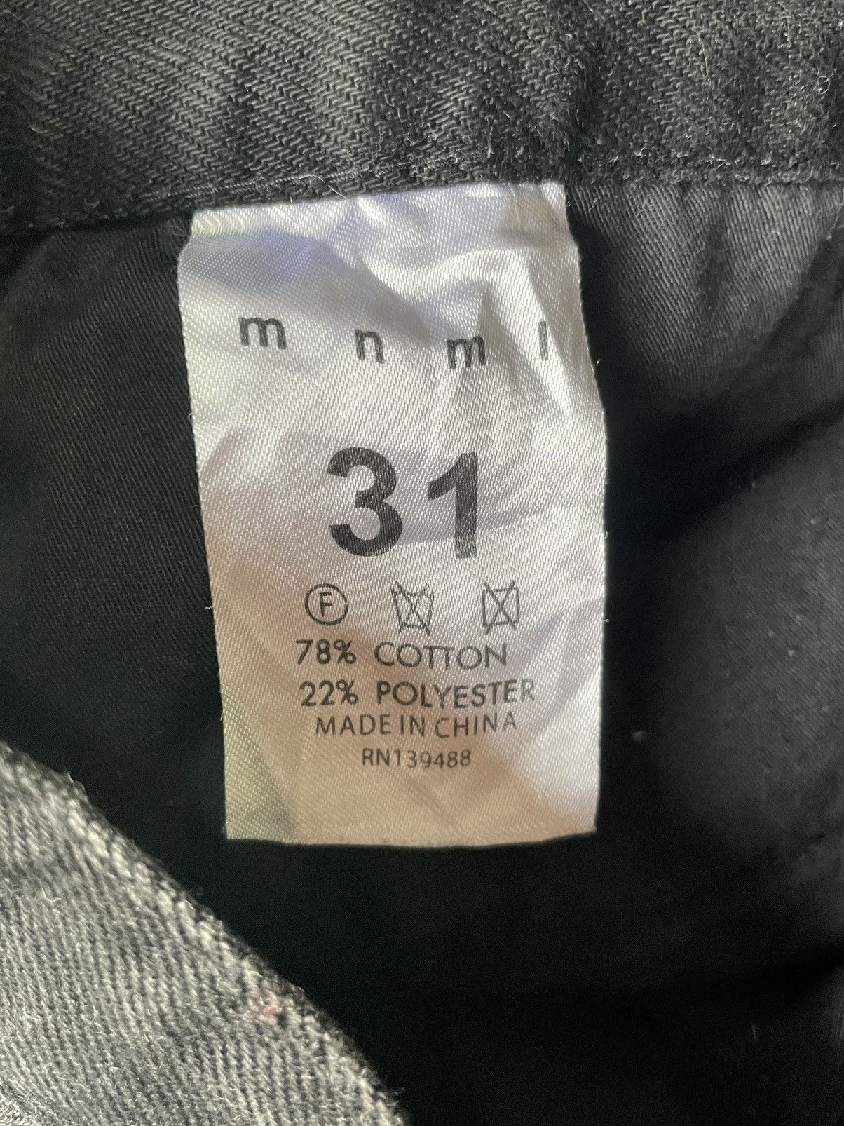 MNML MNML Distresed Denim Size US 33 - 12 Thumbnail