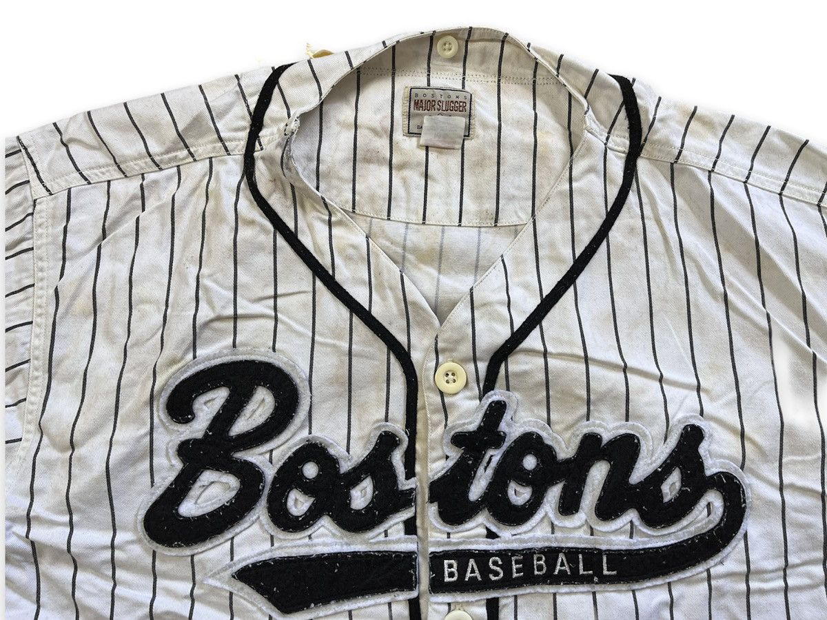 MLB × Vintage BOSTON BASEBALL MAJOR SLUGGER VINTAGE JERSEY 1980s Size US M / EU 48-50 / 2 - 6 Thumbnail